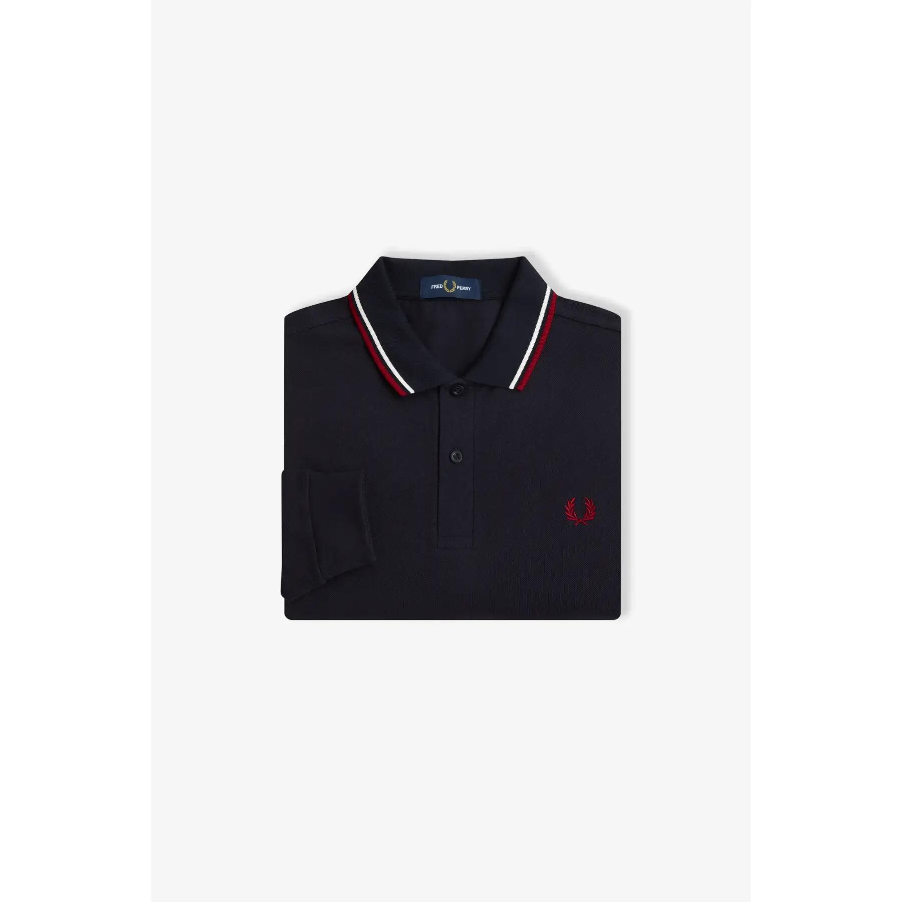 Koszulka polo z długim rękawem Fred Perry Twin Tipped 2/7