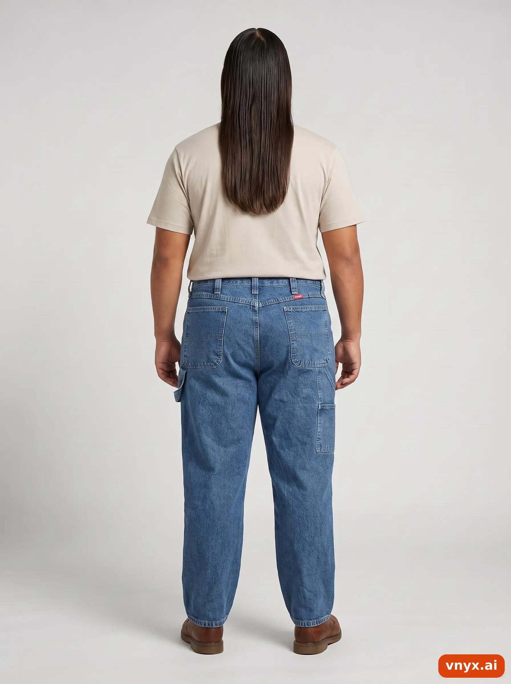 Second Life - Vintage Wrangler Dark Blue Jeans Men W38 L32 4/6
