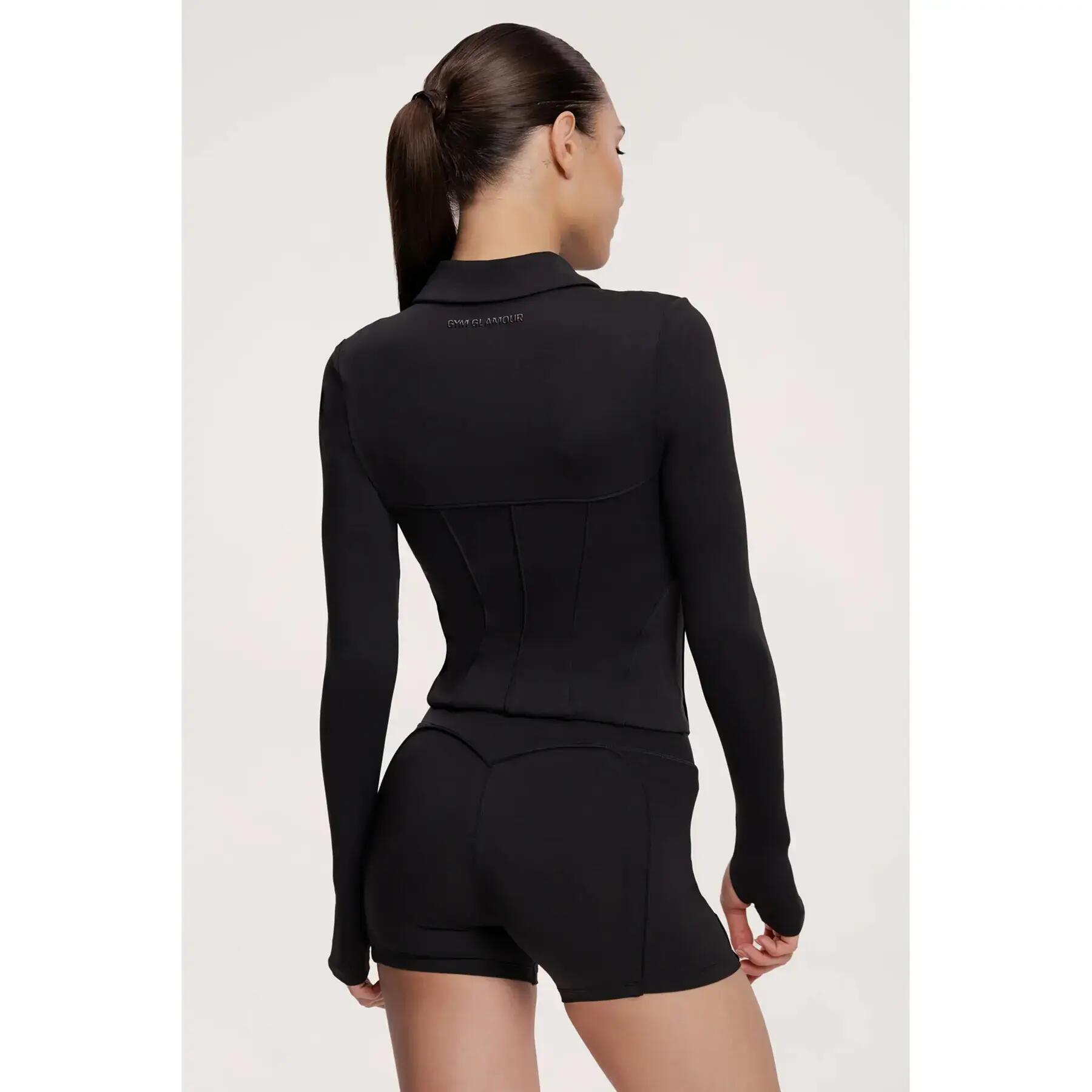 Damenjacke mit Reißverschluss Gym Glamour Pilates Era 7/7