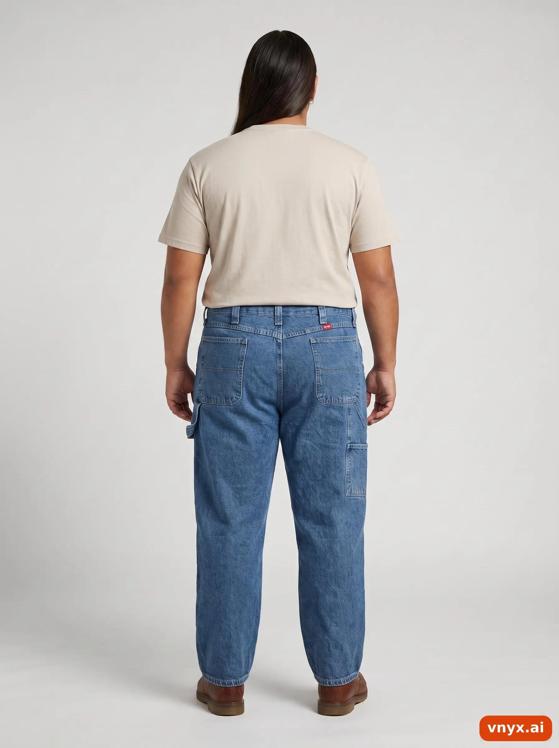Second Life - Vintage Wrangler Dark Blue Jeans Men W38 L32 2/6
