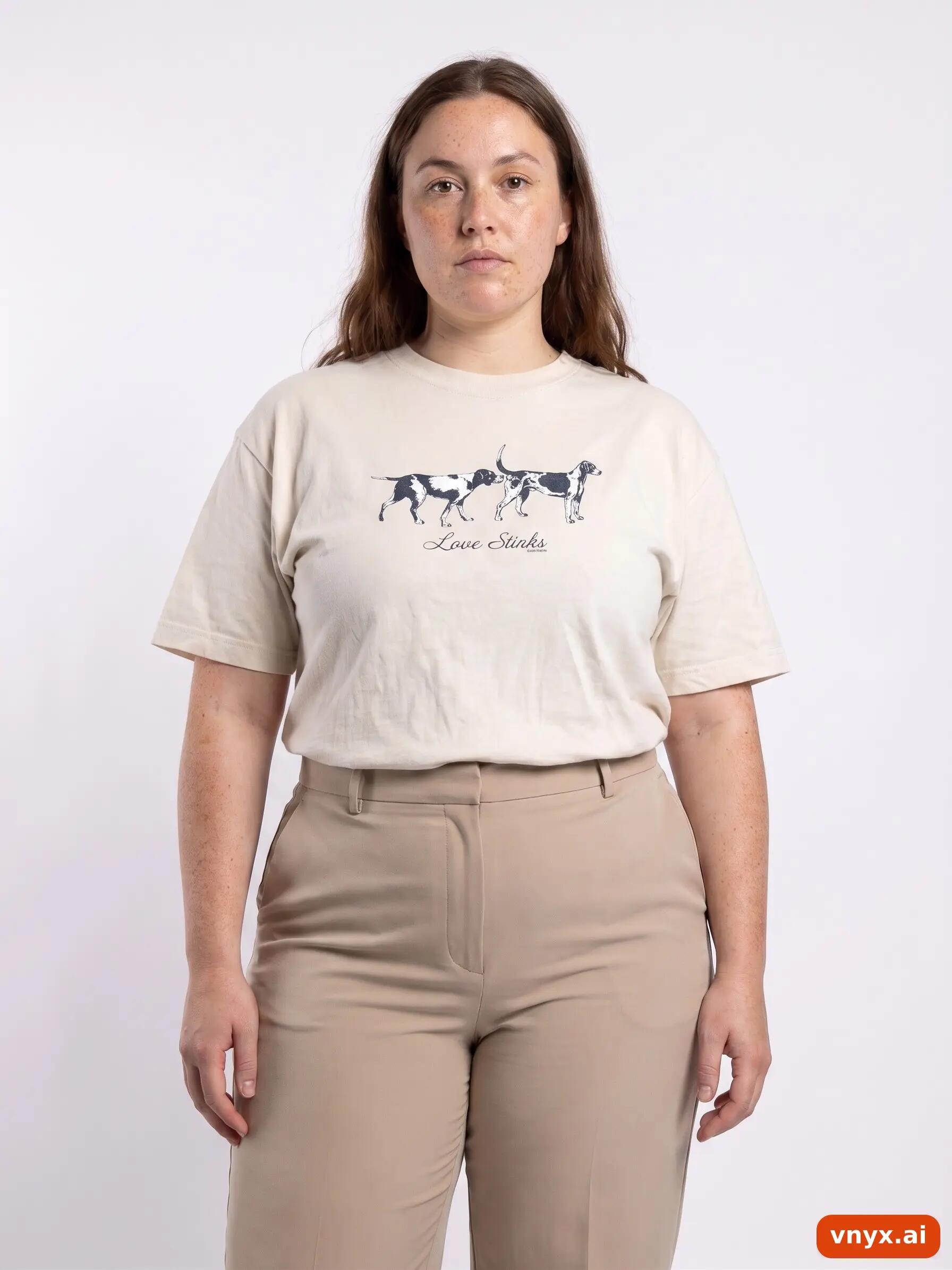 Second Life - Vintage HUF Authentic Beige T-Shirt Women L 1/6