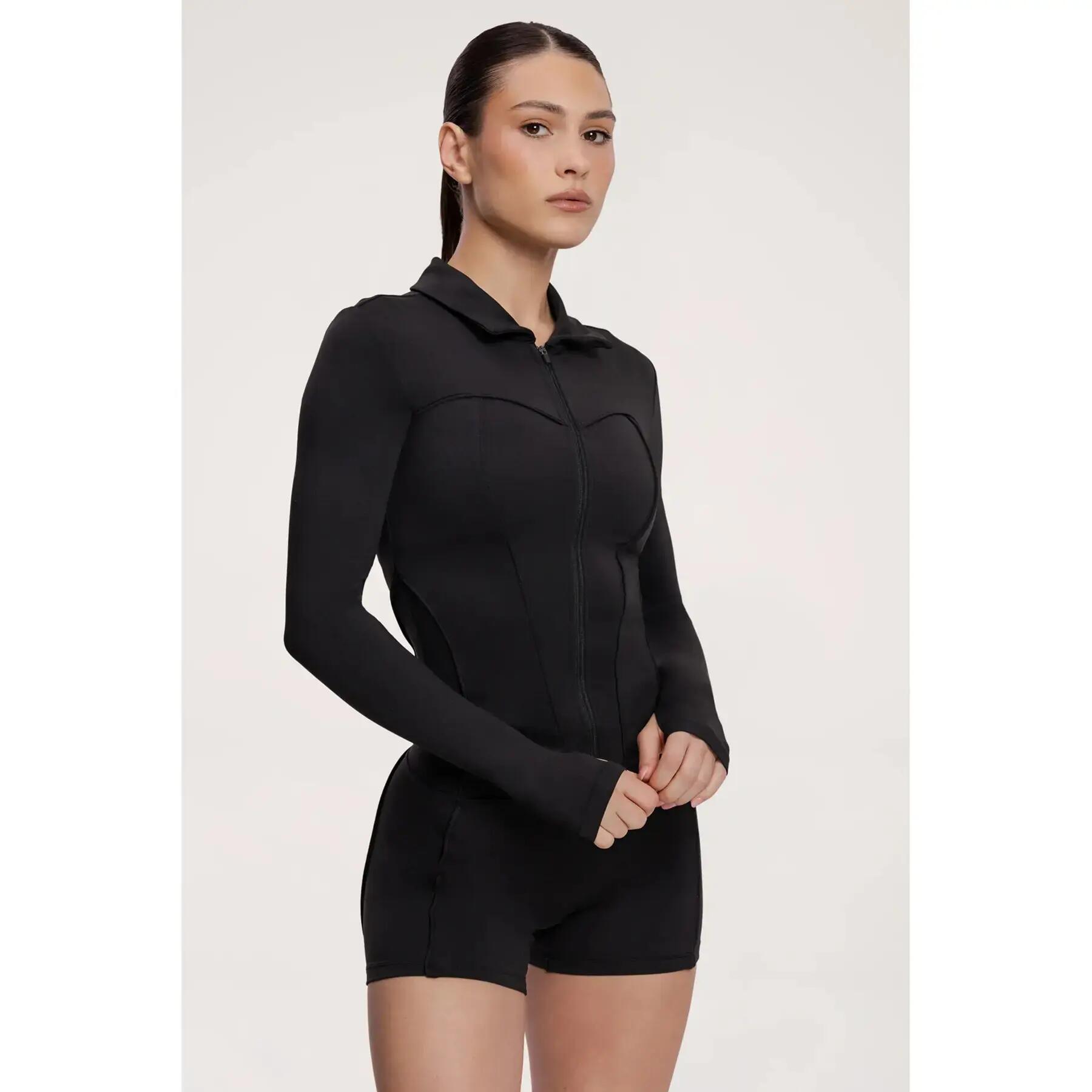 Damenjacke mit Reißverschluss Gym Glamour Pilates Era 3/7