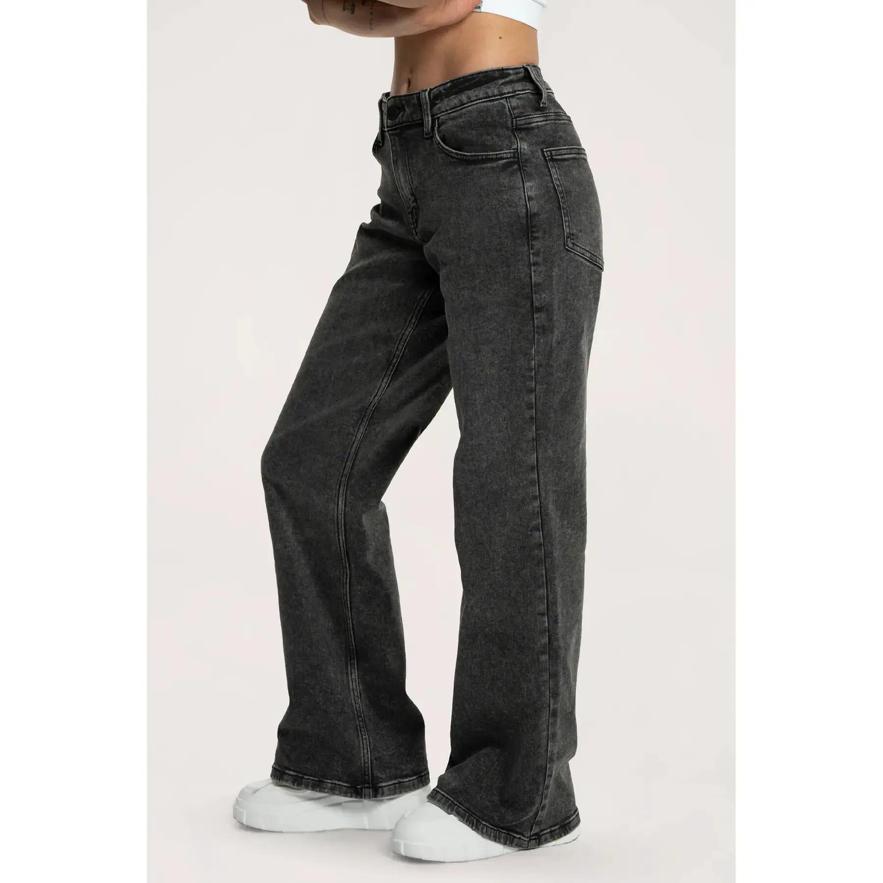 Frauen Wide Leg Jeans Gym Glamour 2/7