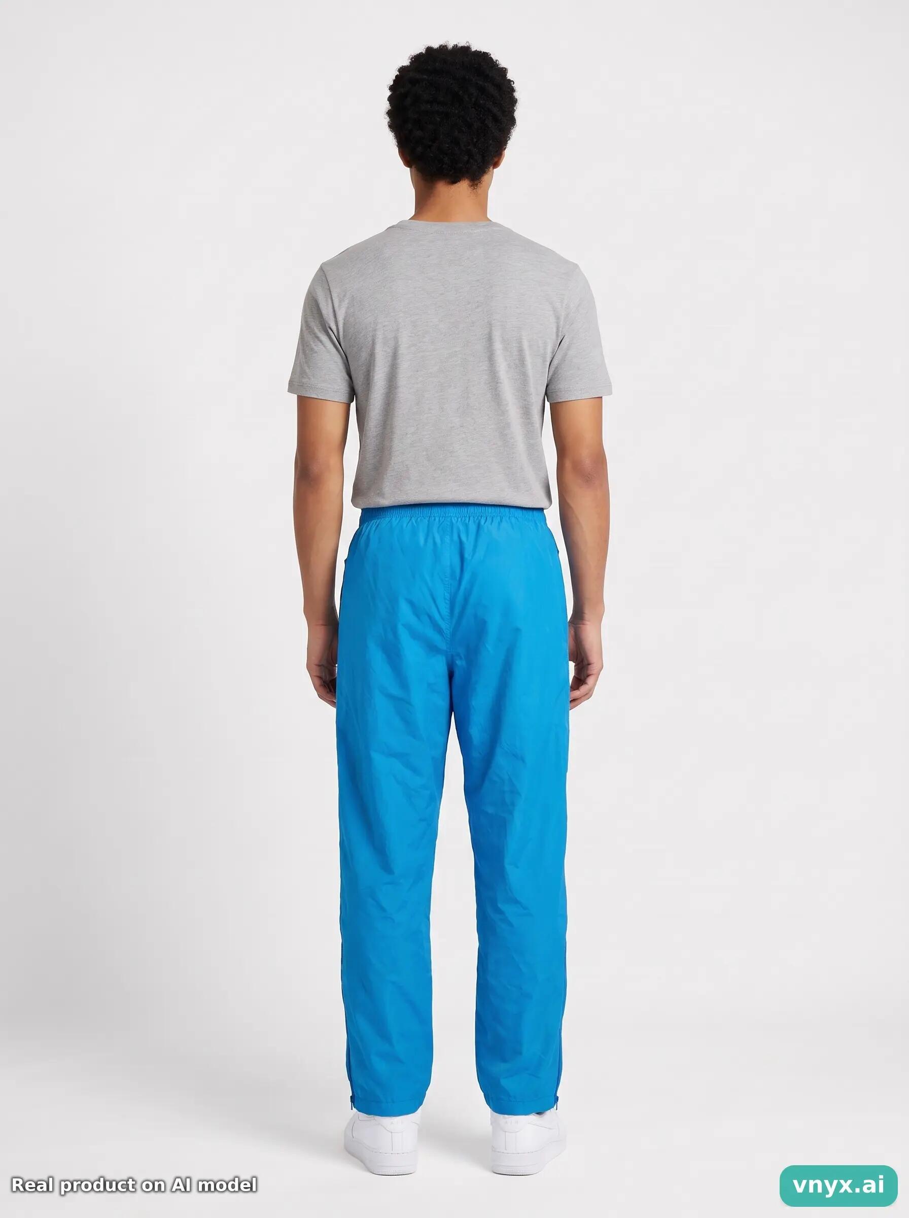 Second Life - Vintage Teolie Bauer Bright Blue Trousers Men M 4/6