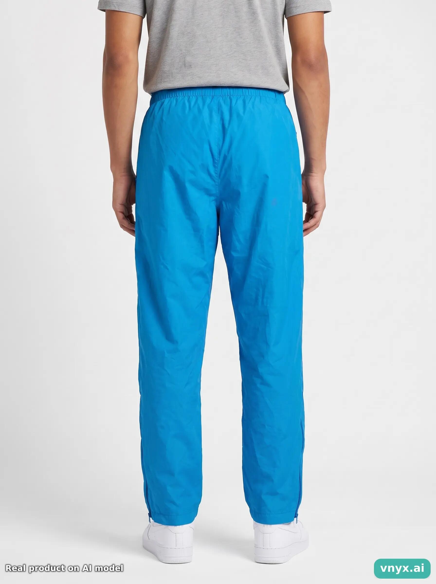 Second Life - Vintage Teolie Bauer Bright Blue Trousers Men M 2/6