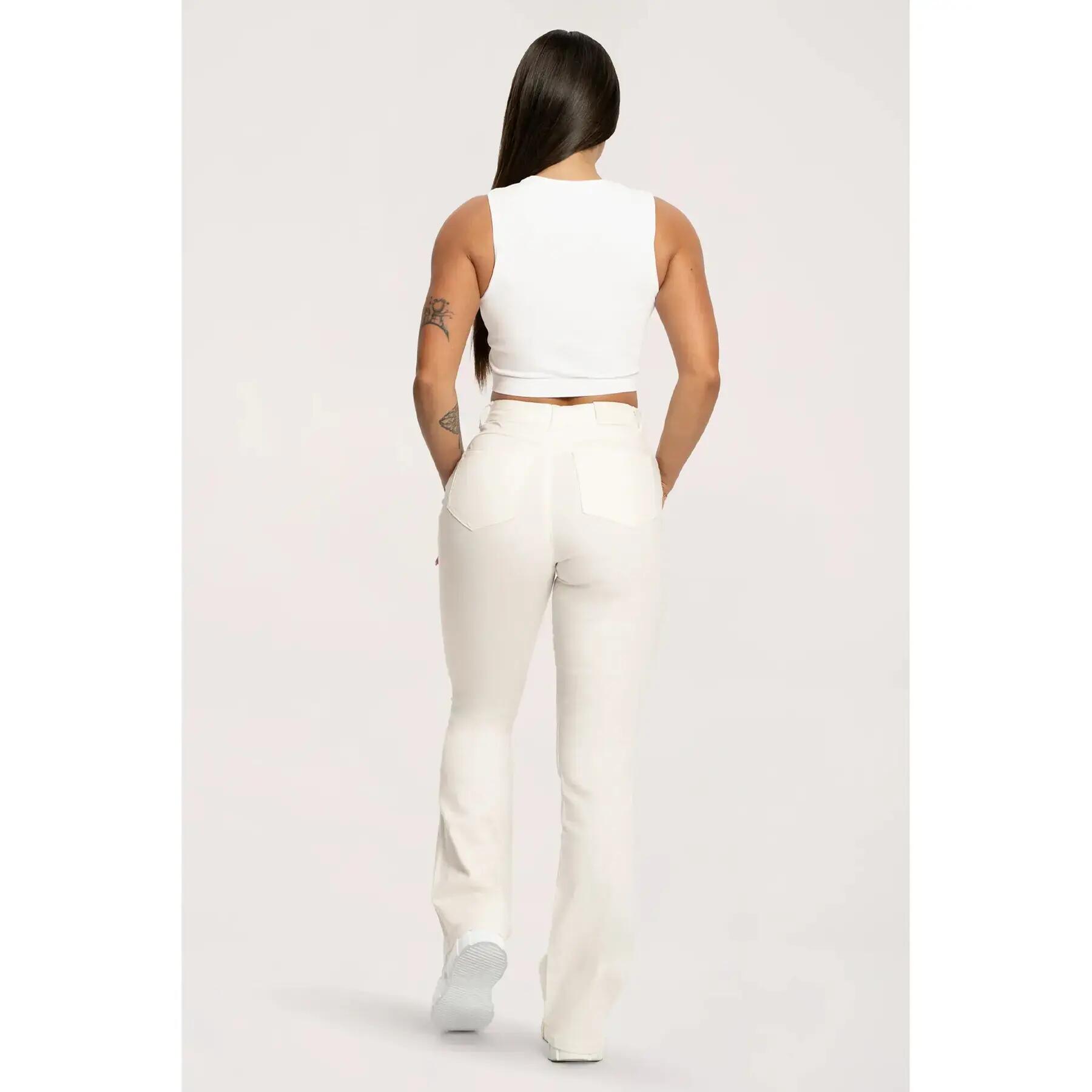 Damen Flare Jeans Gym Glamour Perfect 6/7