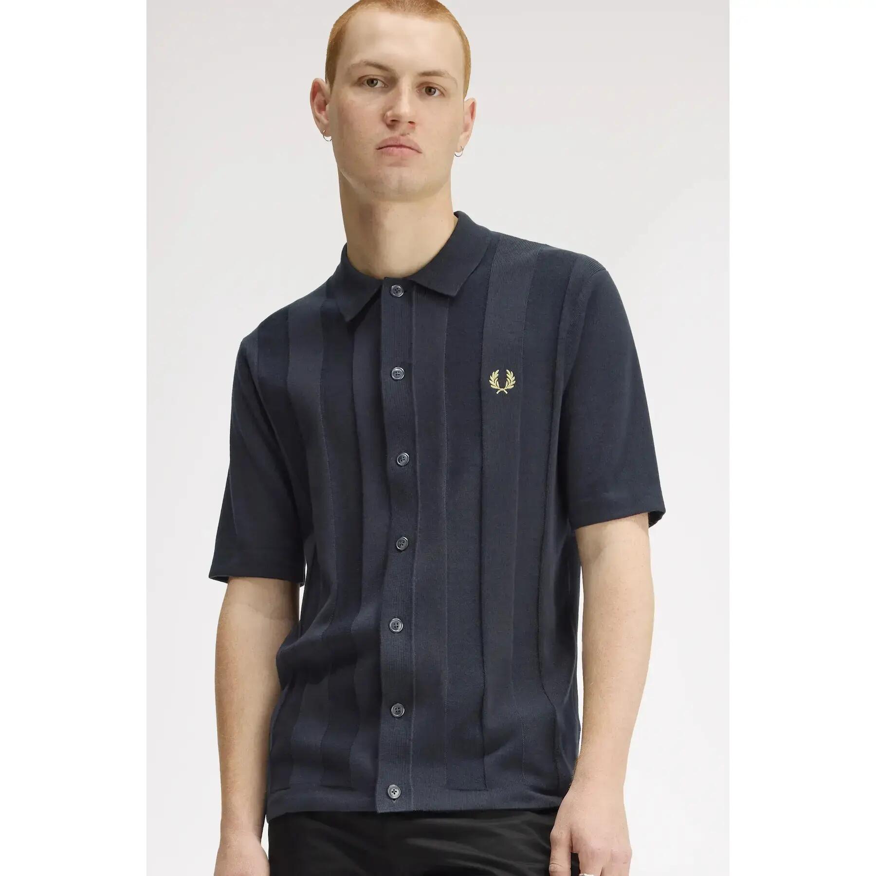 T-shirt Fred Perry Tonal Vertical stripe 3/7