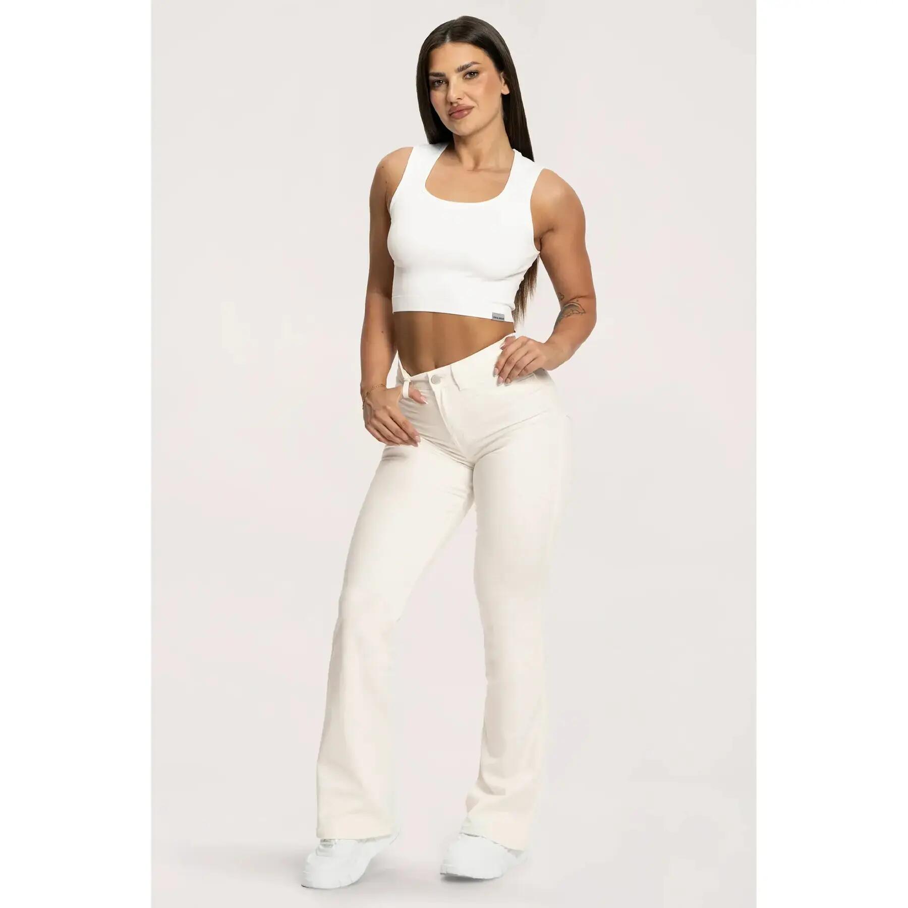 Damen Flare Jeans Gym Glamour Perfect 5/7