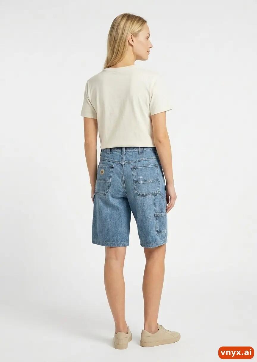 Second Life - Vintage Lee Blue Shorts Women 34 L32 3/6