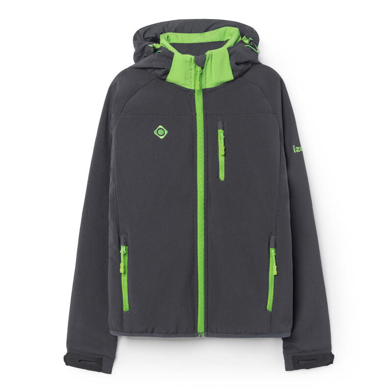 Izas Softshell wandel- en bergsportjas voor kinderen MINTO KIDS