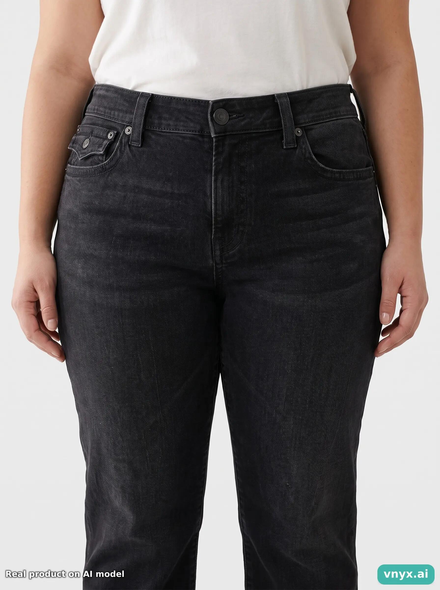 Second Life - Vintage True Religion Deep Black Jeans Women W40 6/6