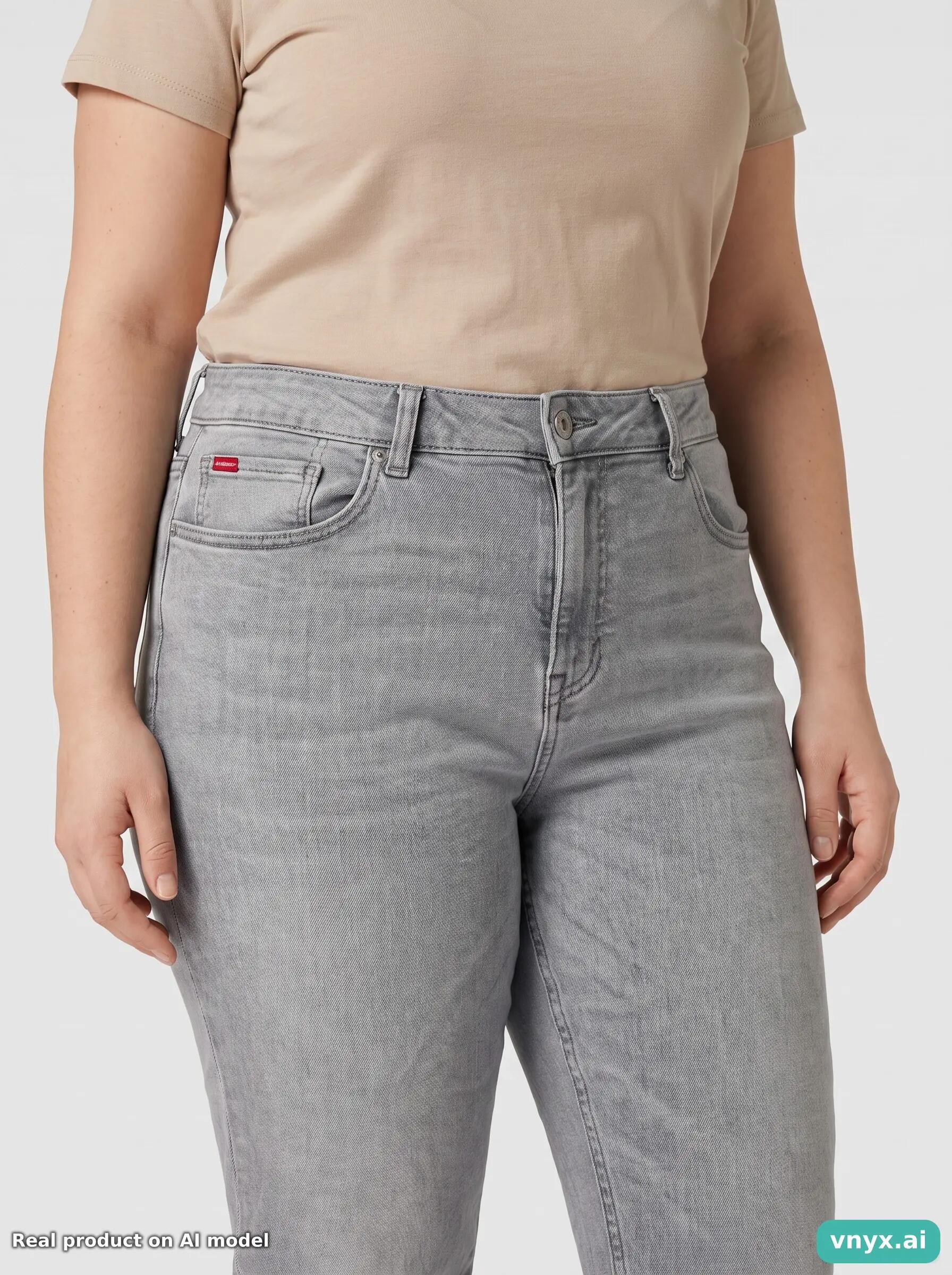 Second Life - Vintage Lee Washed Grey Jeans Women W34 L32 6/6