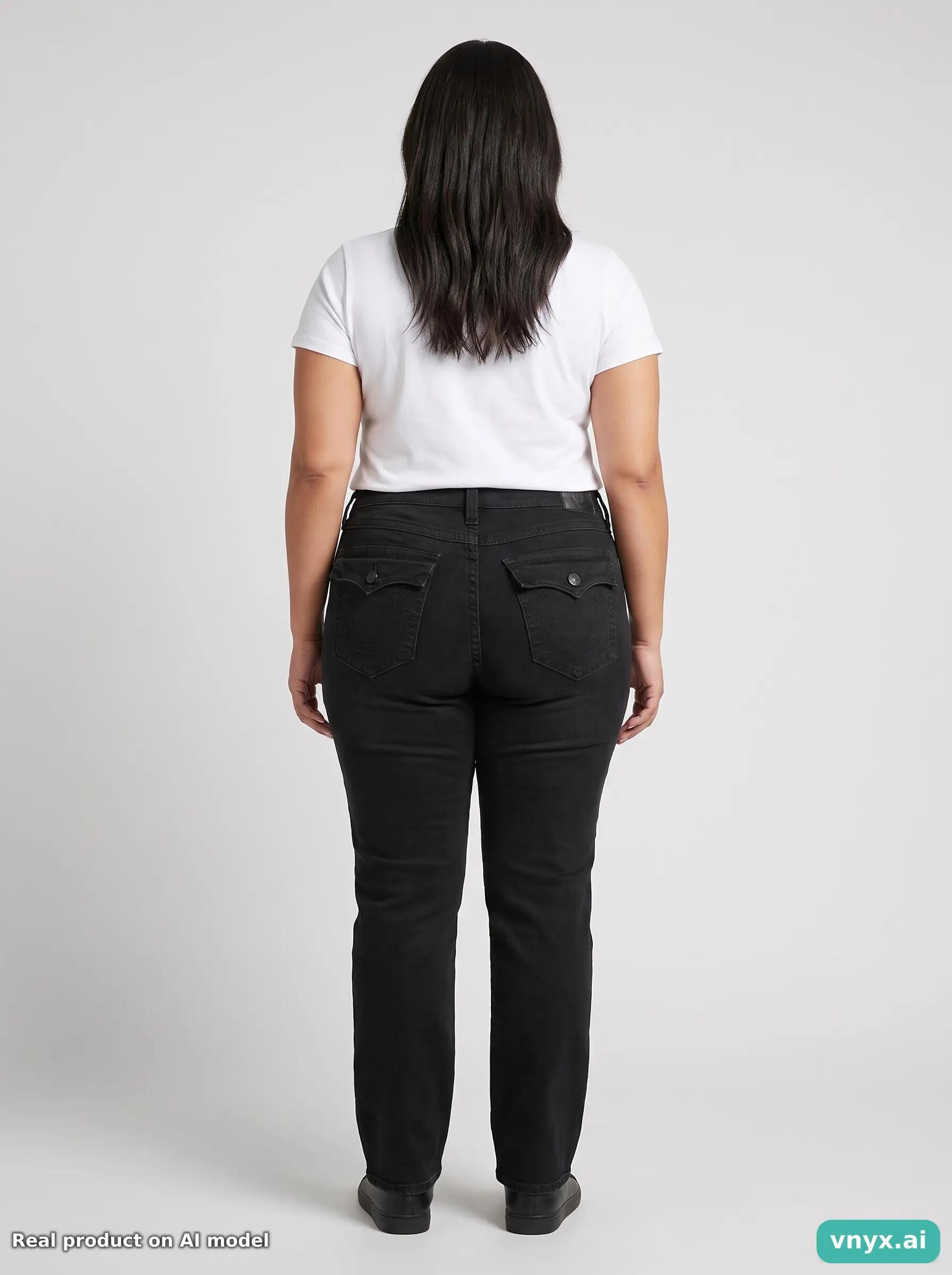 Second Life - Vintage True Religion Deep Black Jeans Women W40 4/6