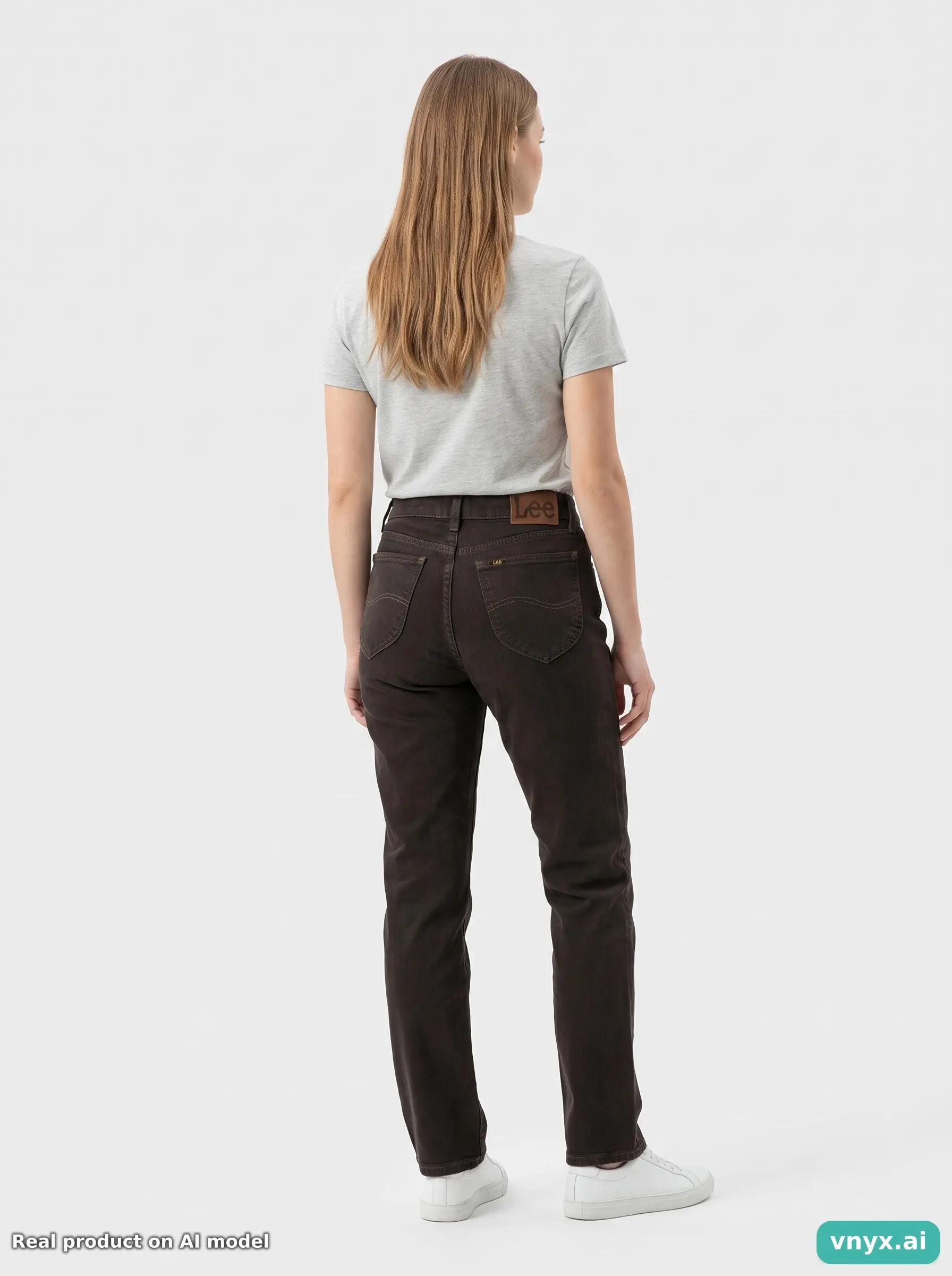 Second Life - Vintage Lee Elegant Black Trousers Women W30 L32 4/6