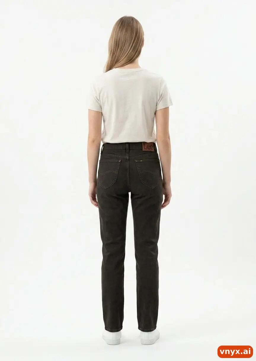 Second Life - Vintage Lee Elegant Black Trousers Women W30 L32 3/6