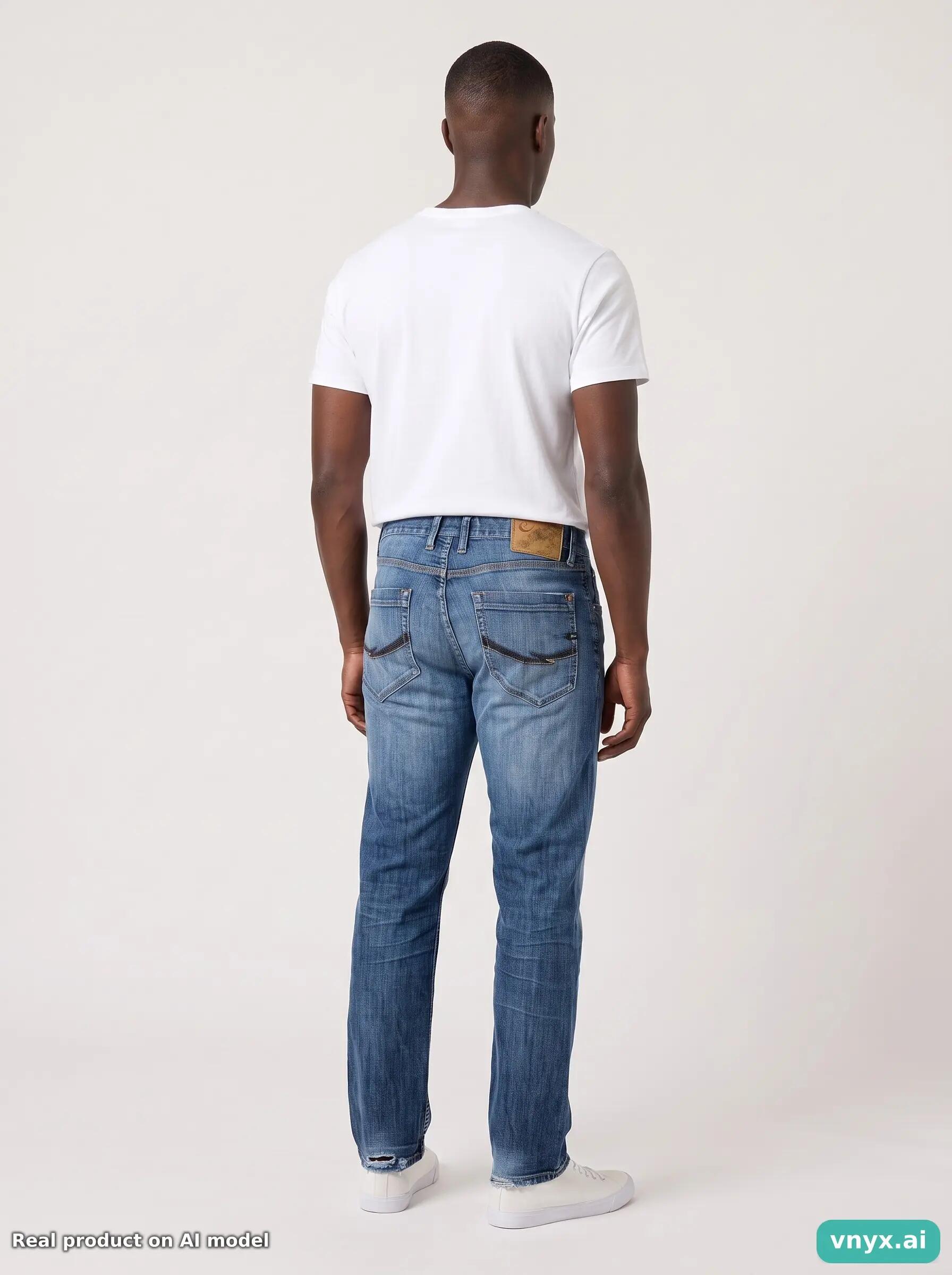 Second Life - Vintage Quiksilver Blue Jeans Men L L34 5/6