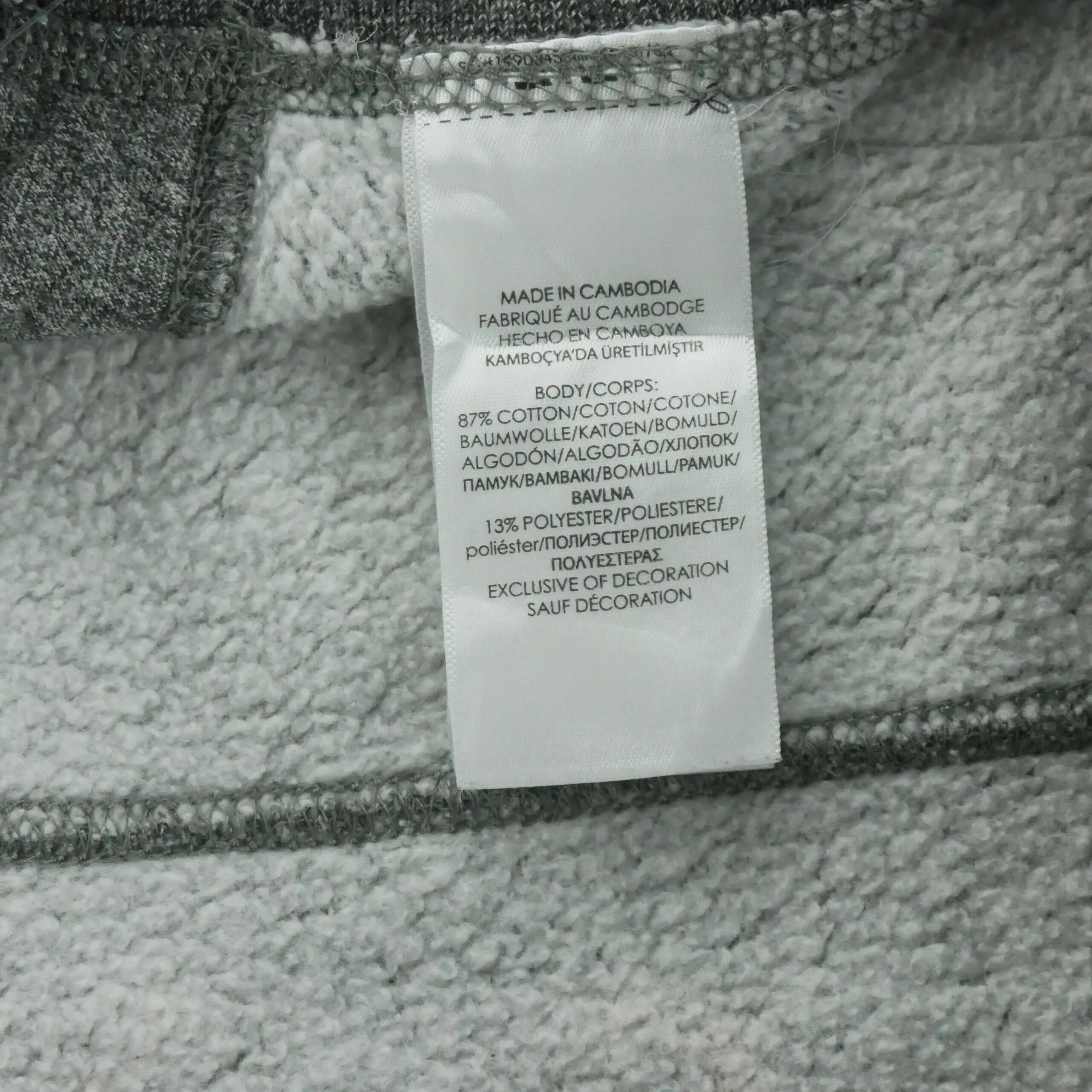 Second life - Férfi futónadrág Fleece Sweatpant szürke - Kiváló 6/7