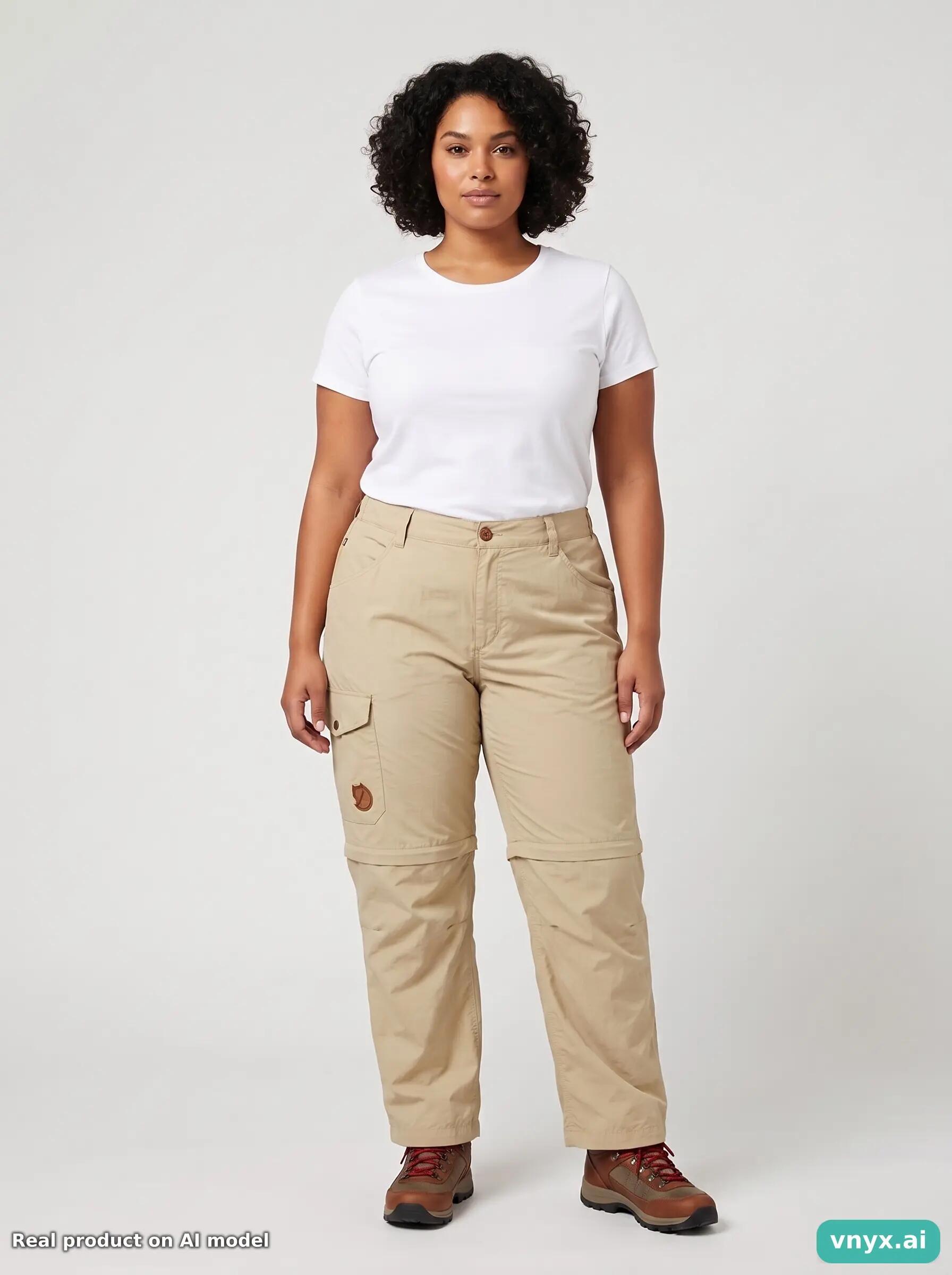 Second Life - Vintage Fjällräven Warm Beige Trousers Women W34 5/6