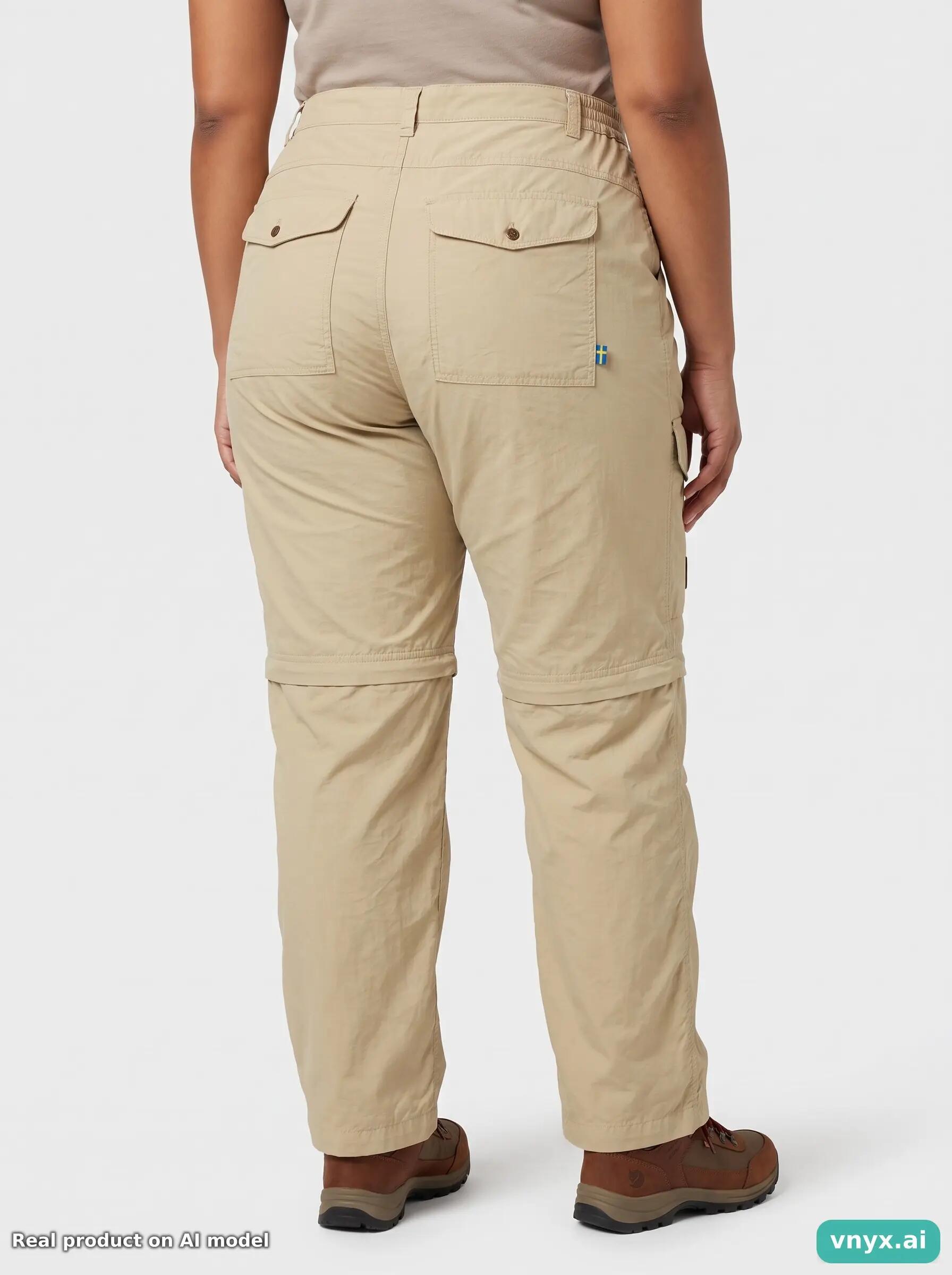 Second Life - Vintage Fjällräven Warm Beige Trousers Women W34 4/6