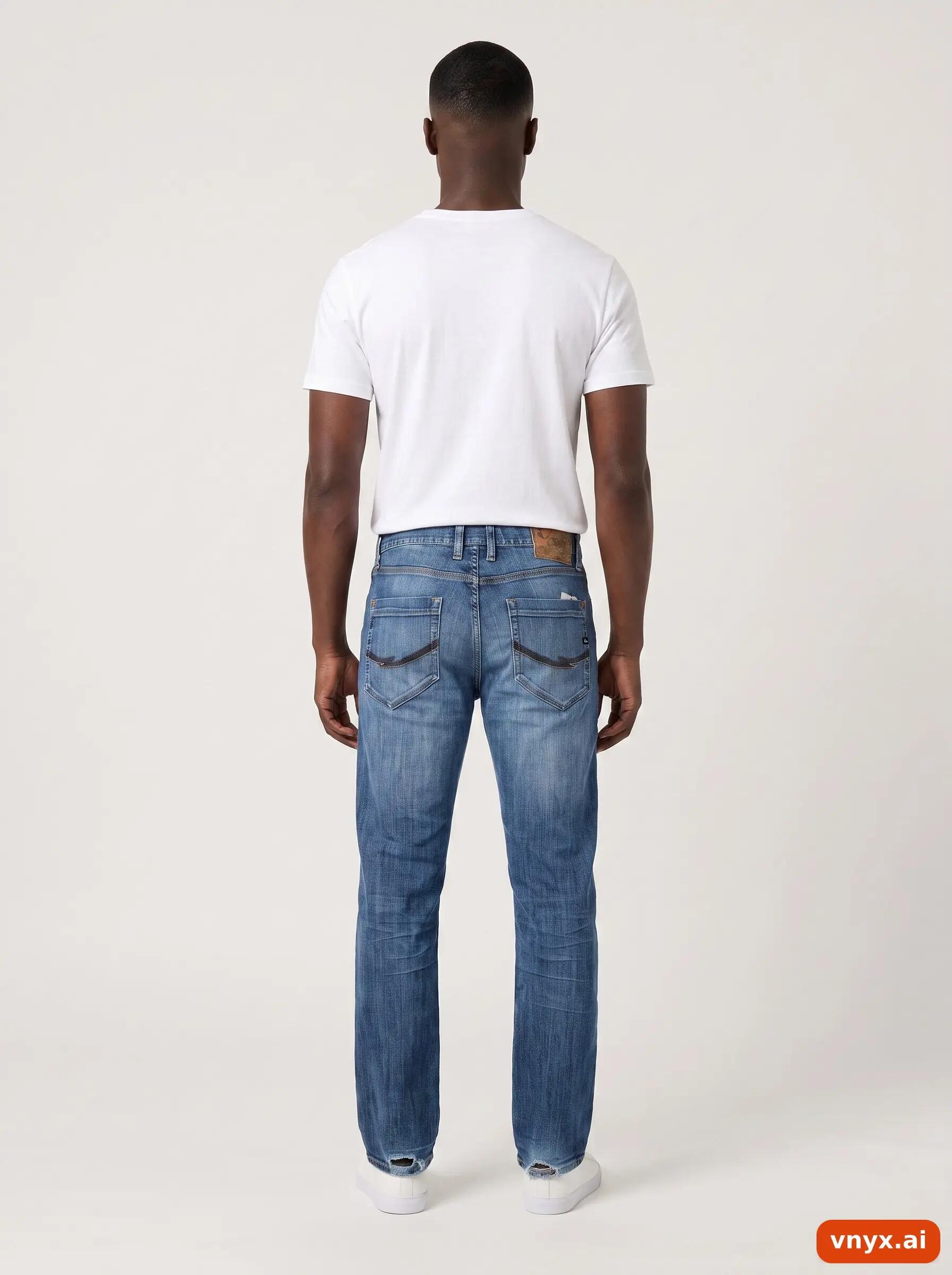 Second Life - Vintage Quiksilver Blue Jeans Men L L34 3/6