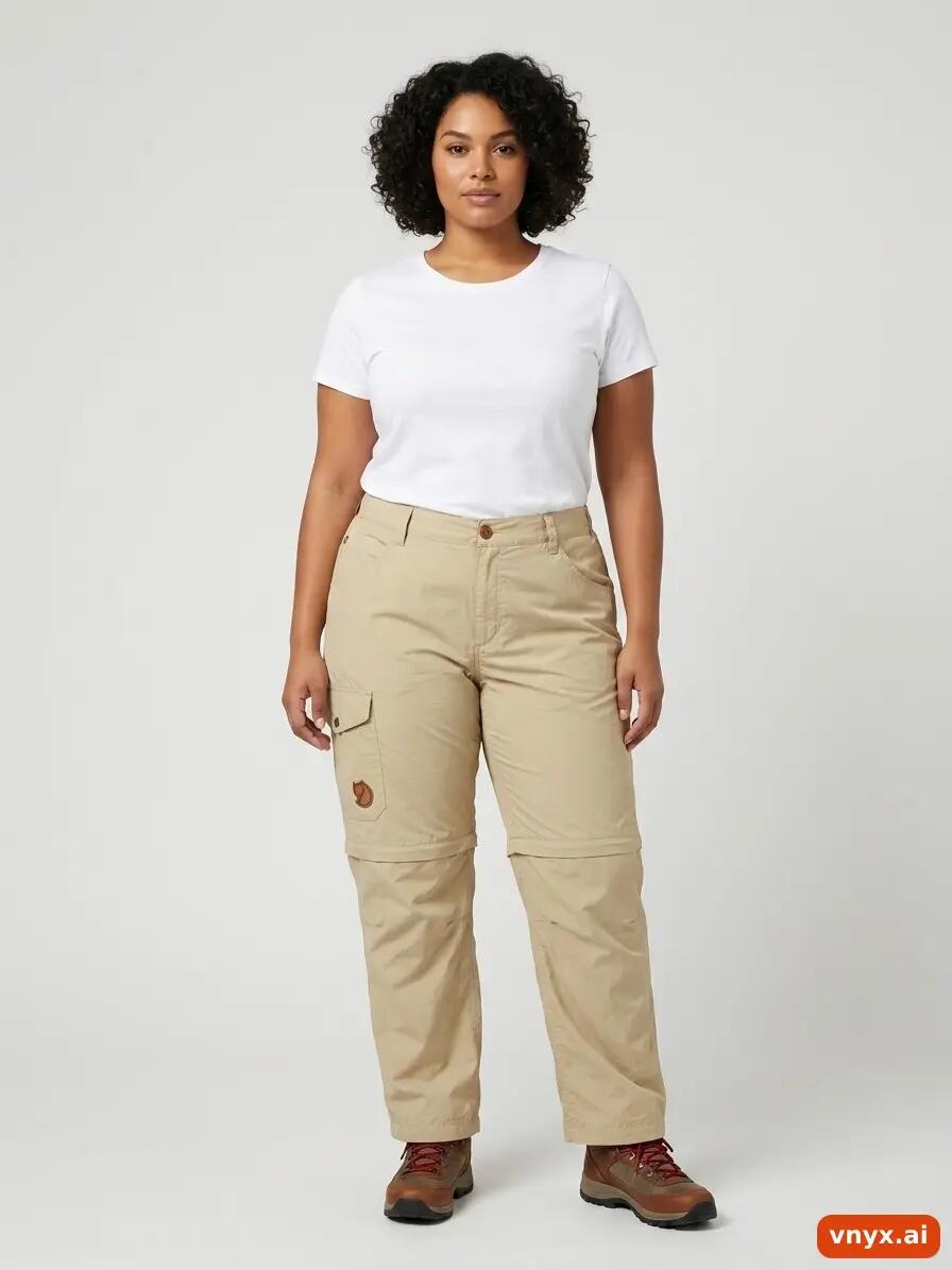 Second Life - Vintage Fjällräven Warm Beige Trousers Women W34 2/6