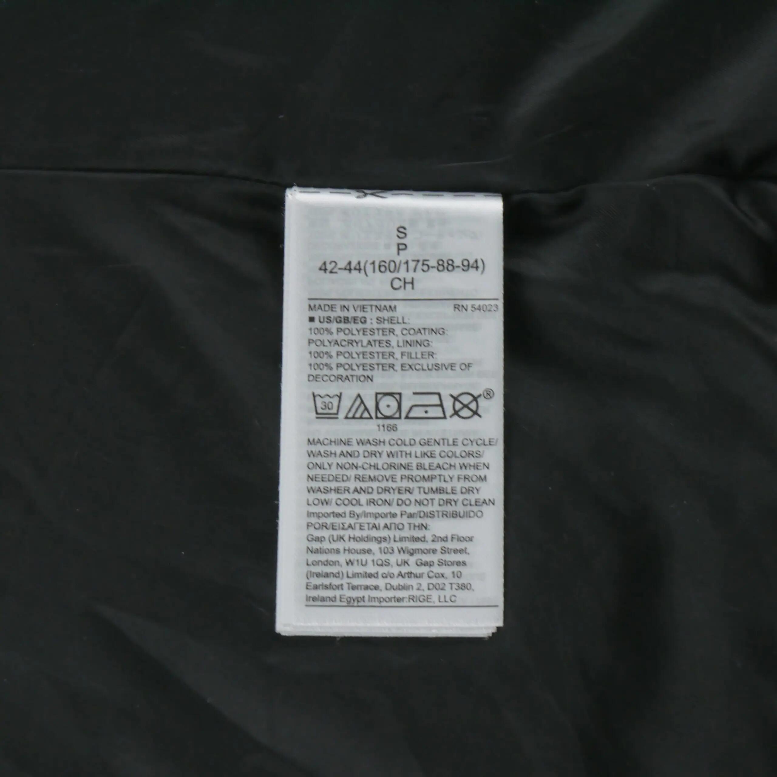 Refurbished - Damen Steppjacke Wasserabweisender Stoff Schwarz - Wie neu 7/8