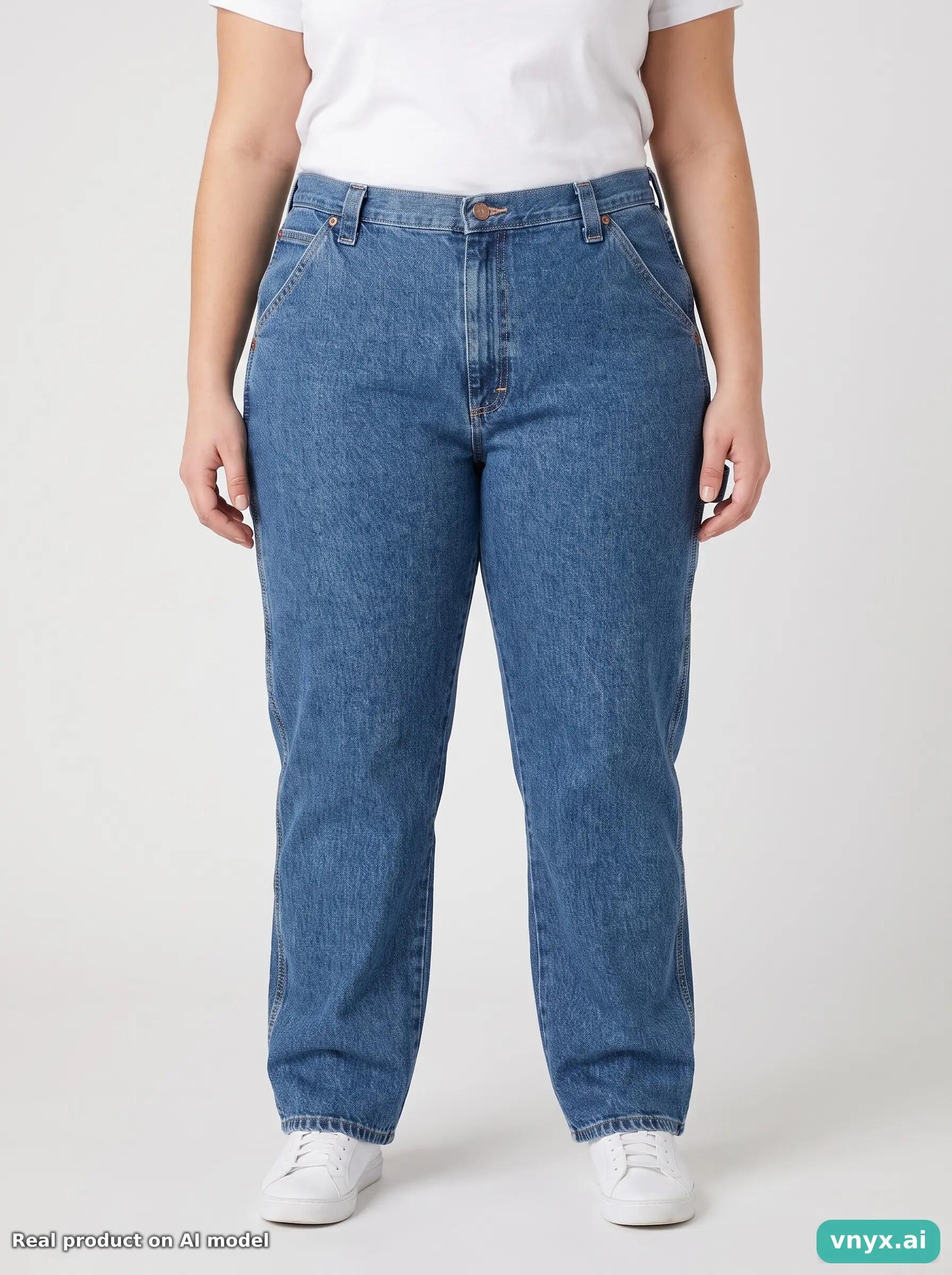 Second Life - Vintage Wrangler Dark Blue Jeans Women W38 L30 6/6