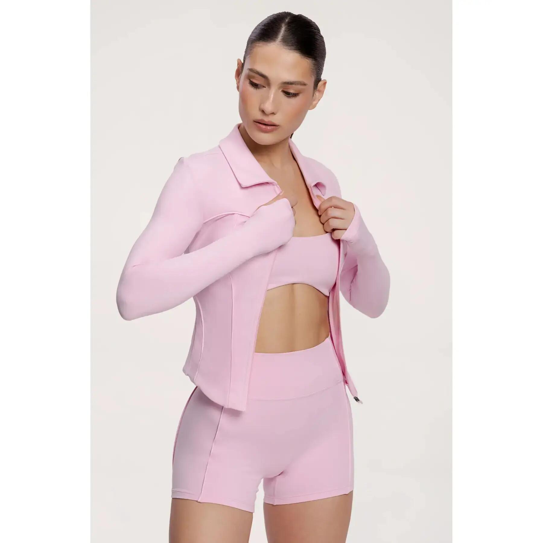 Damenjacke mit Reißverschluss Gym Glamour Pilates Era 6/7
