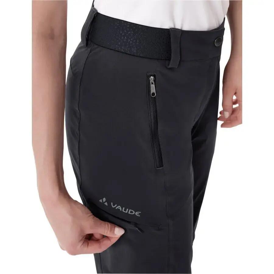 Calças femininas com zíper removível VAUDE Farley Stretch ZO II 5/6