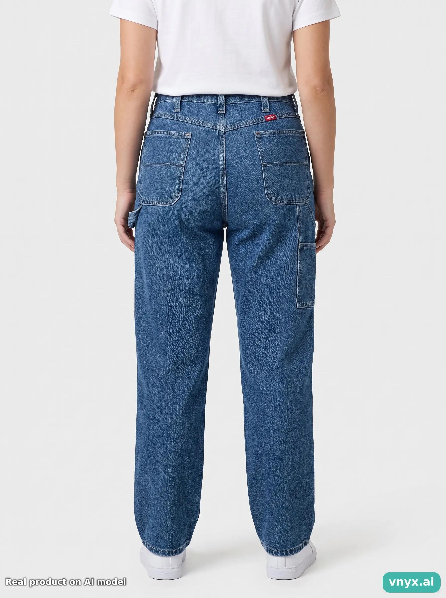 Second Life - Vintage Wrangler Dark Blue Jeans Women W38 L30 4/6