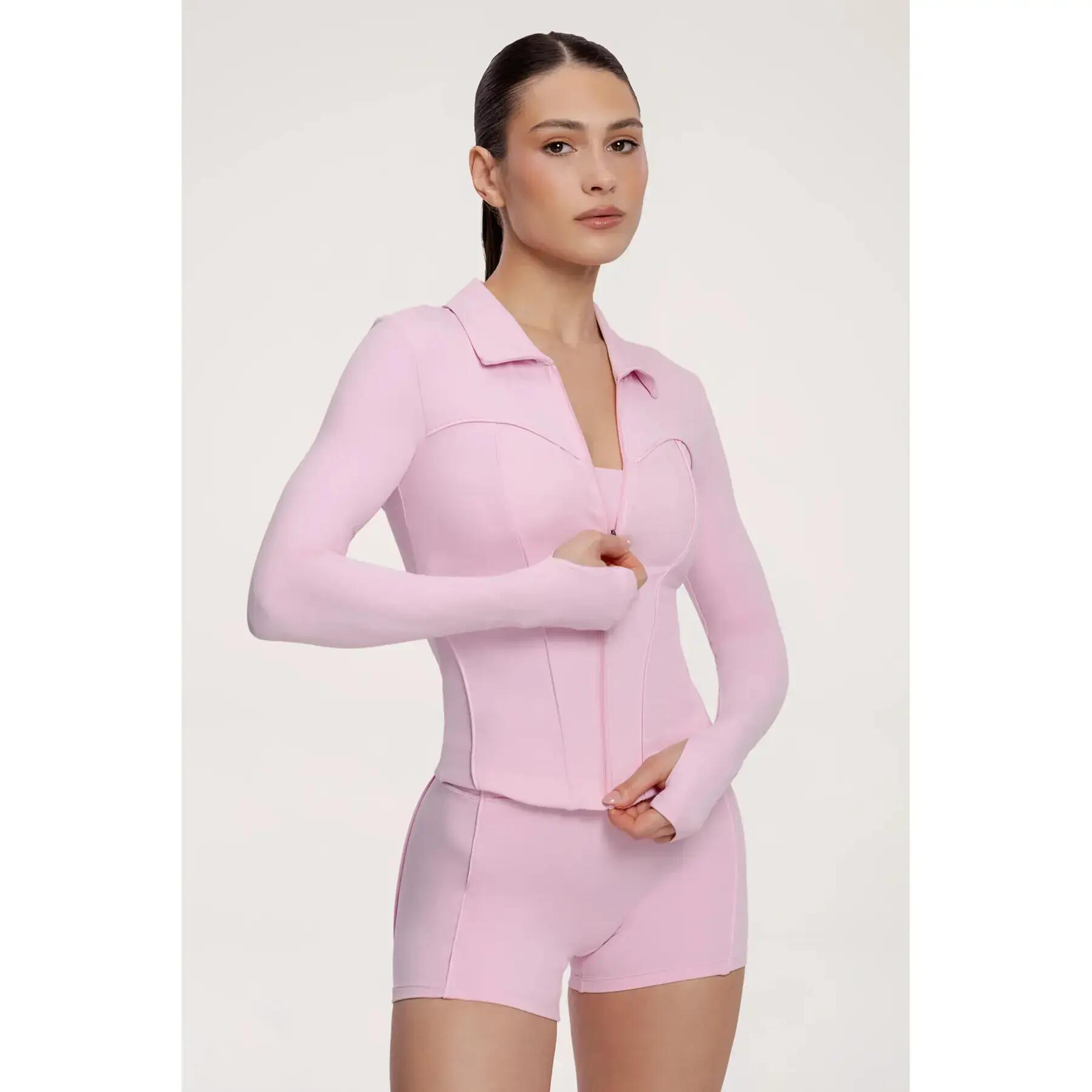 Damenjacke mit Reißverschluss Gym Glamour Pilates Era 5/7