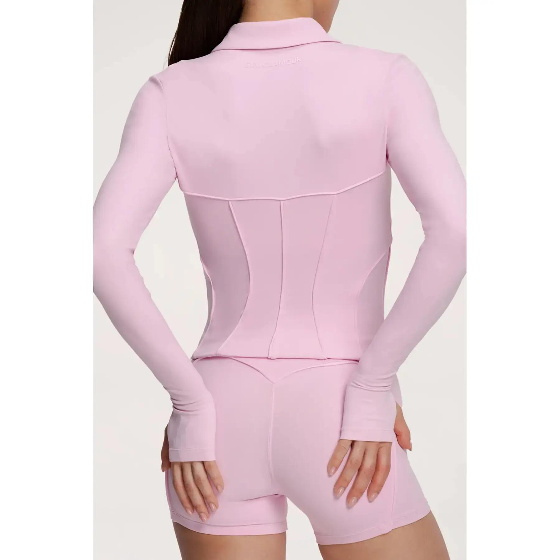 Damenjacke mit Reißverschluss Gym Glamour Pilates Era 4/7