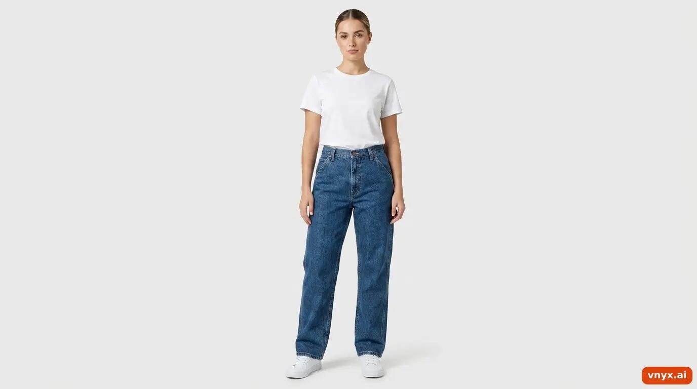 Second Life - Vintage Wrangler Dark Blue Jeans Women W38 L30 2/6