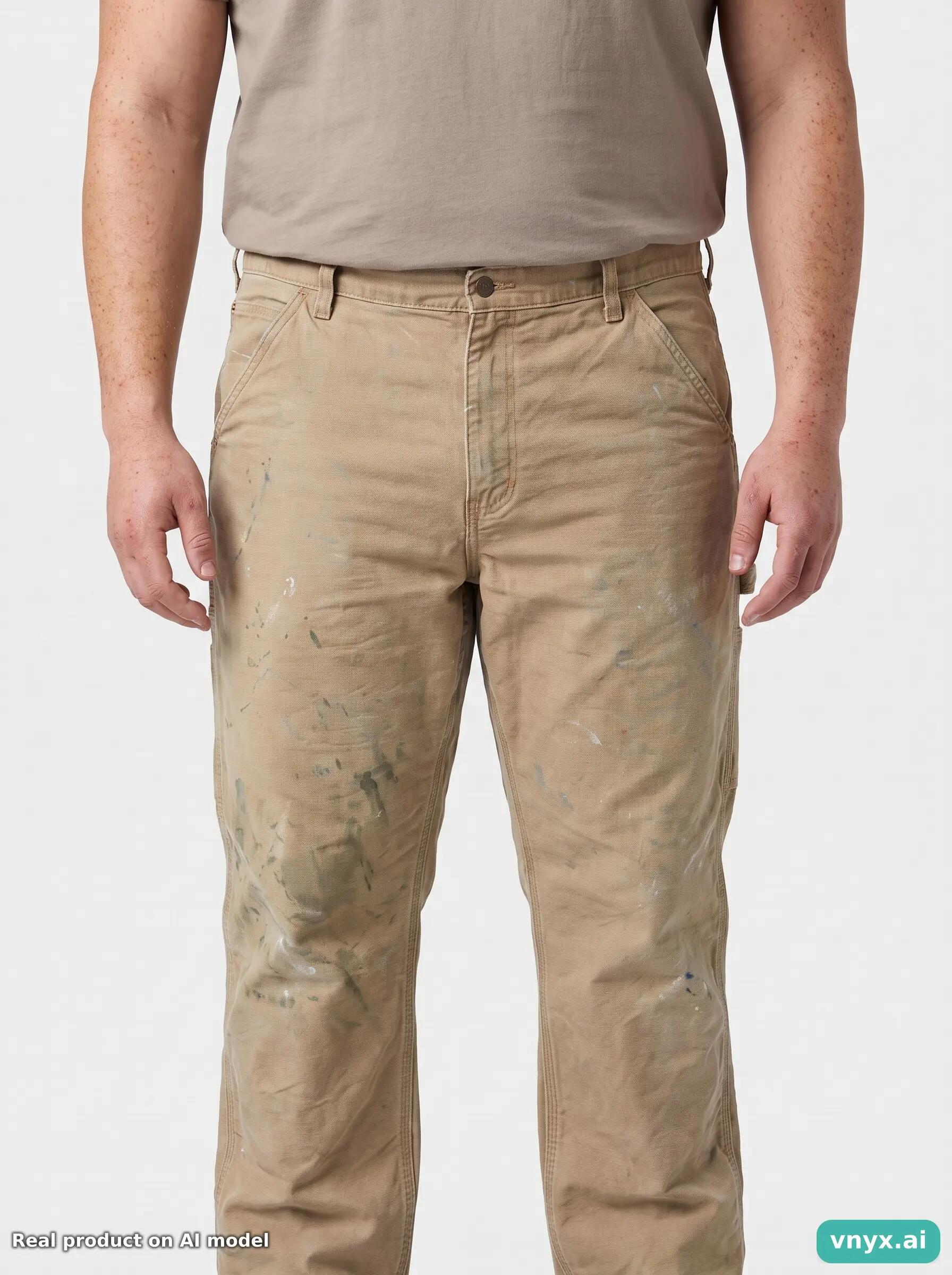 Second Life - Vintage Carhartt Sandy Beige Trousers Men W35 L32 6/6