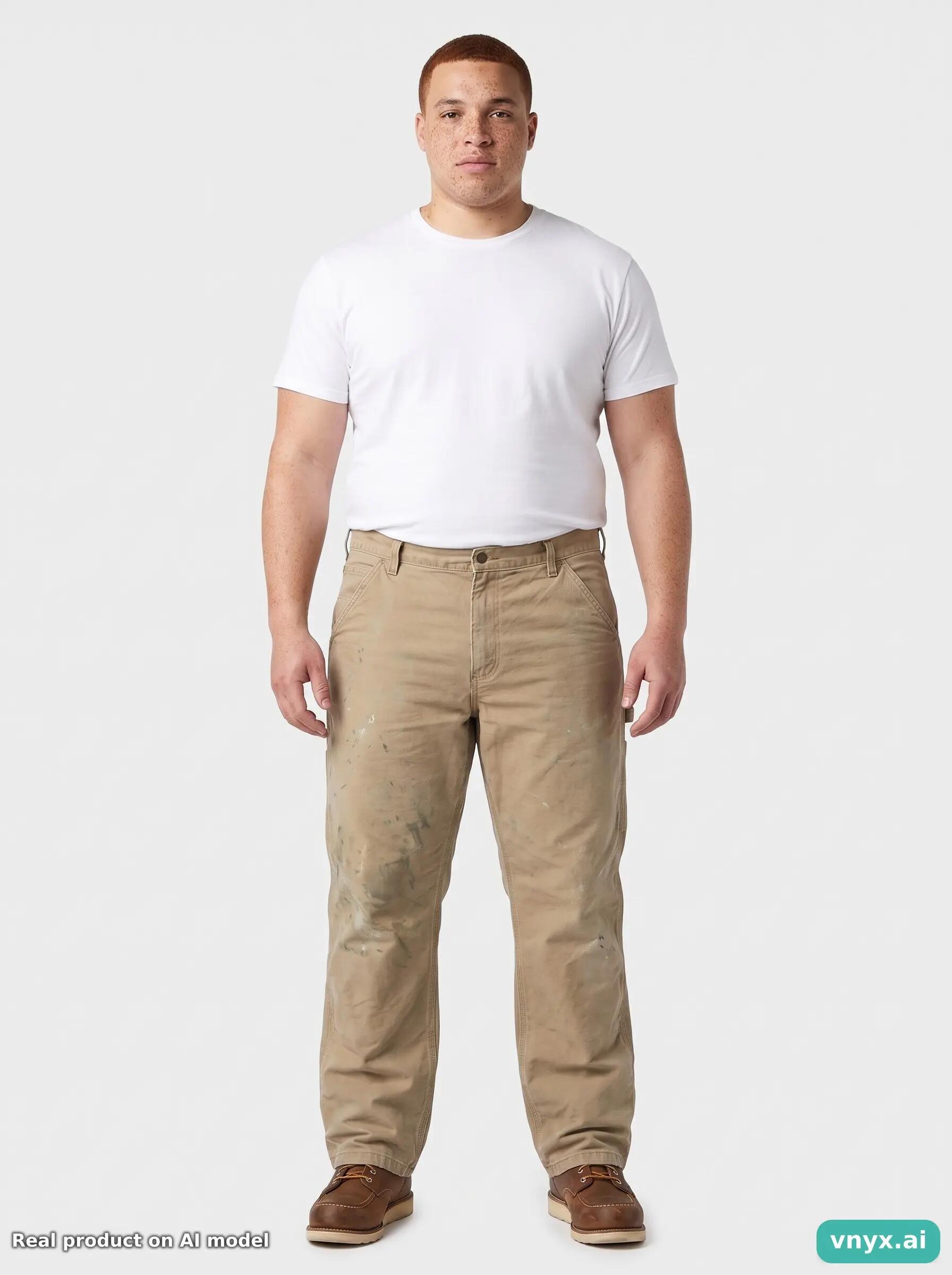 Second Life - Vintage Carhartt Sandy Beige Trousers Men W35 L32 5/6