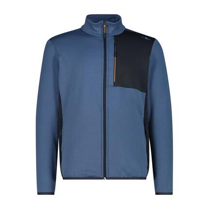 Fleece Pullover Herren - CMP Man Strech Jacket - Avio