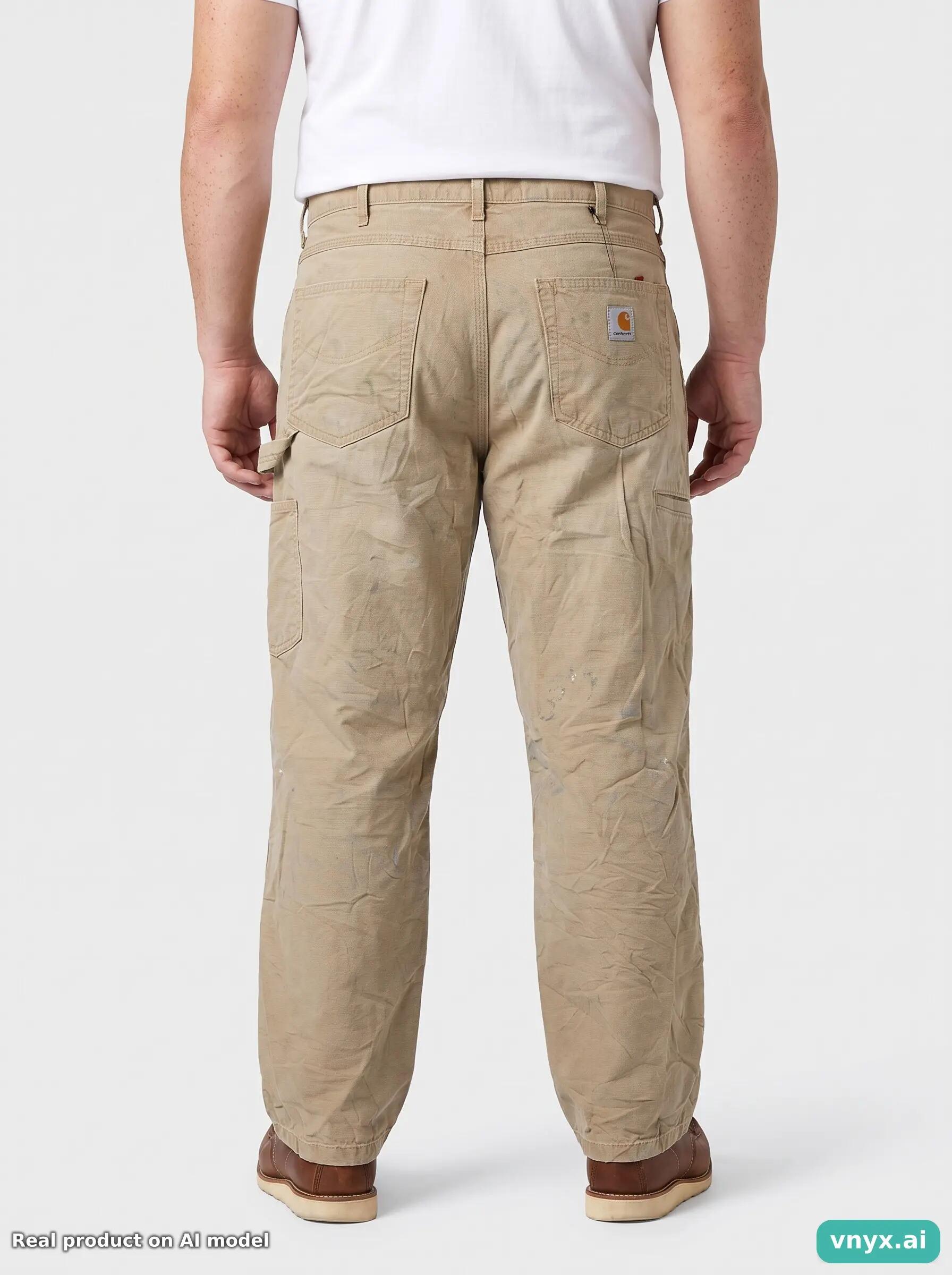 Second Life - Vintage Carhartt Sandy Beige Trousers Men W35 L32 4/6