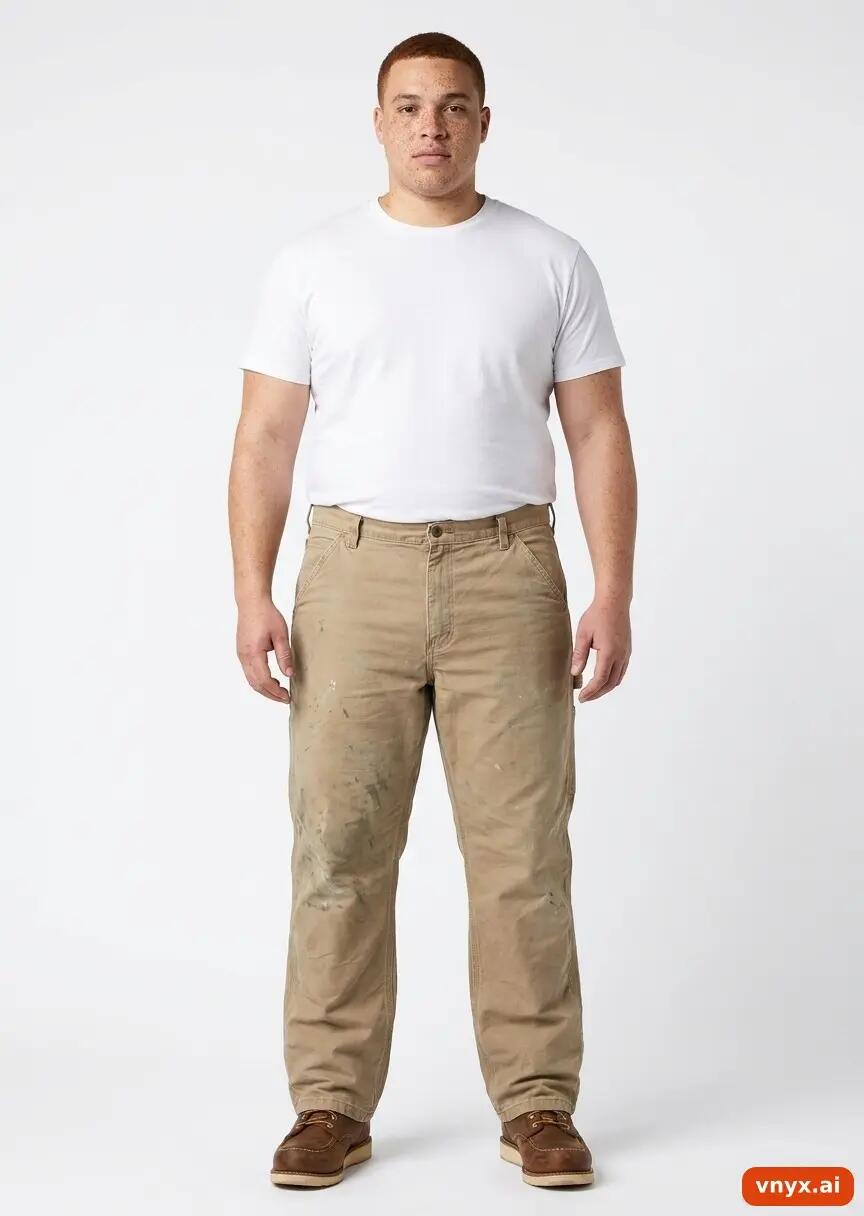 Second Life - Vintage Carhartt Sandy Beige Trousers Men W35 L32 2/6
