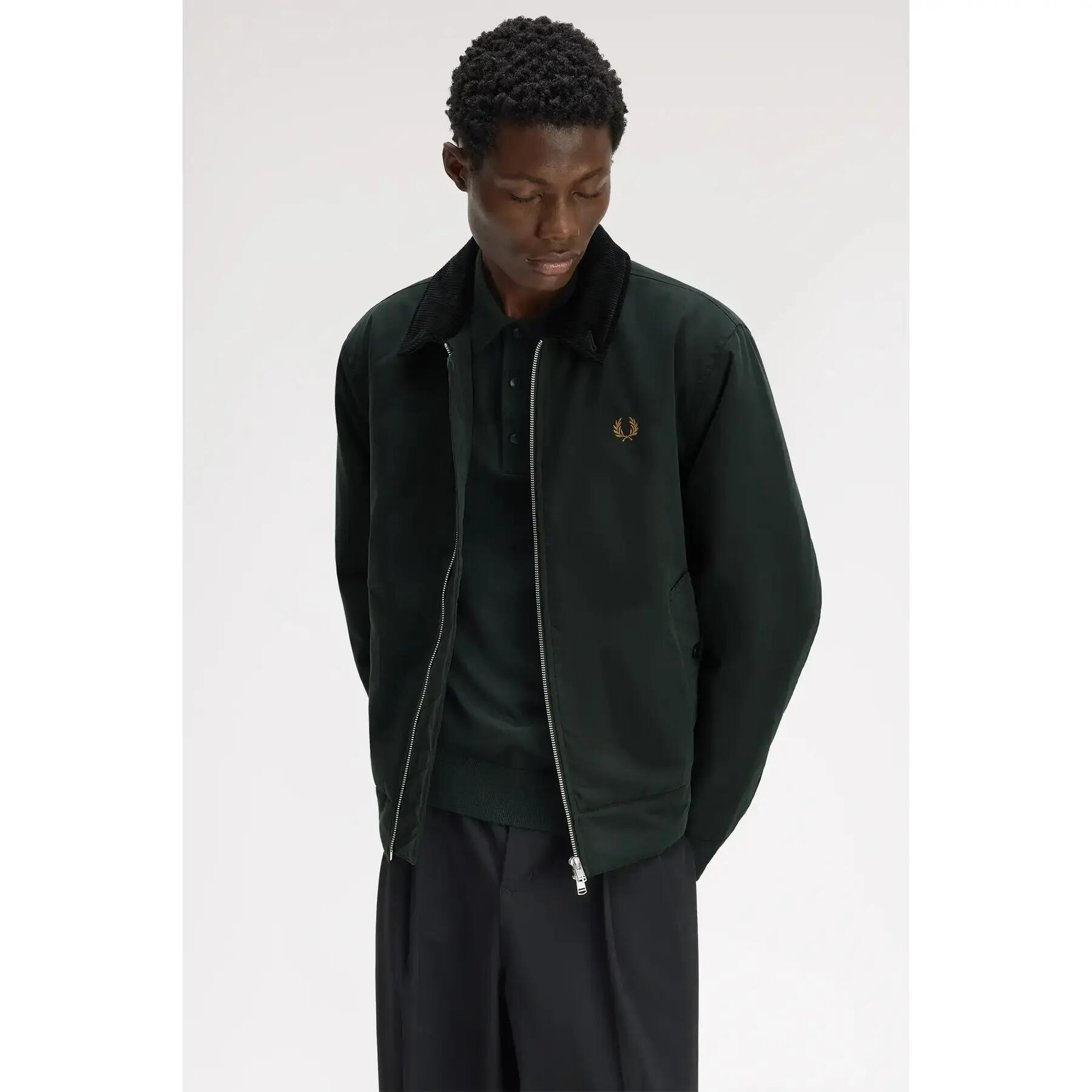 Veste caban em algodão Fred Perry 5/7