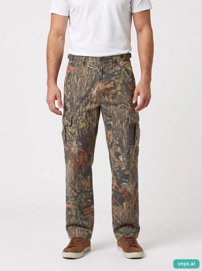 Second Life - Mossy Oak Camouflage Cargo Trousers Youth L