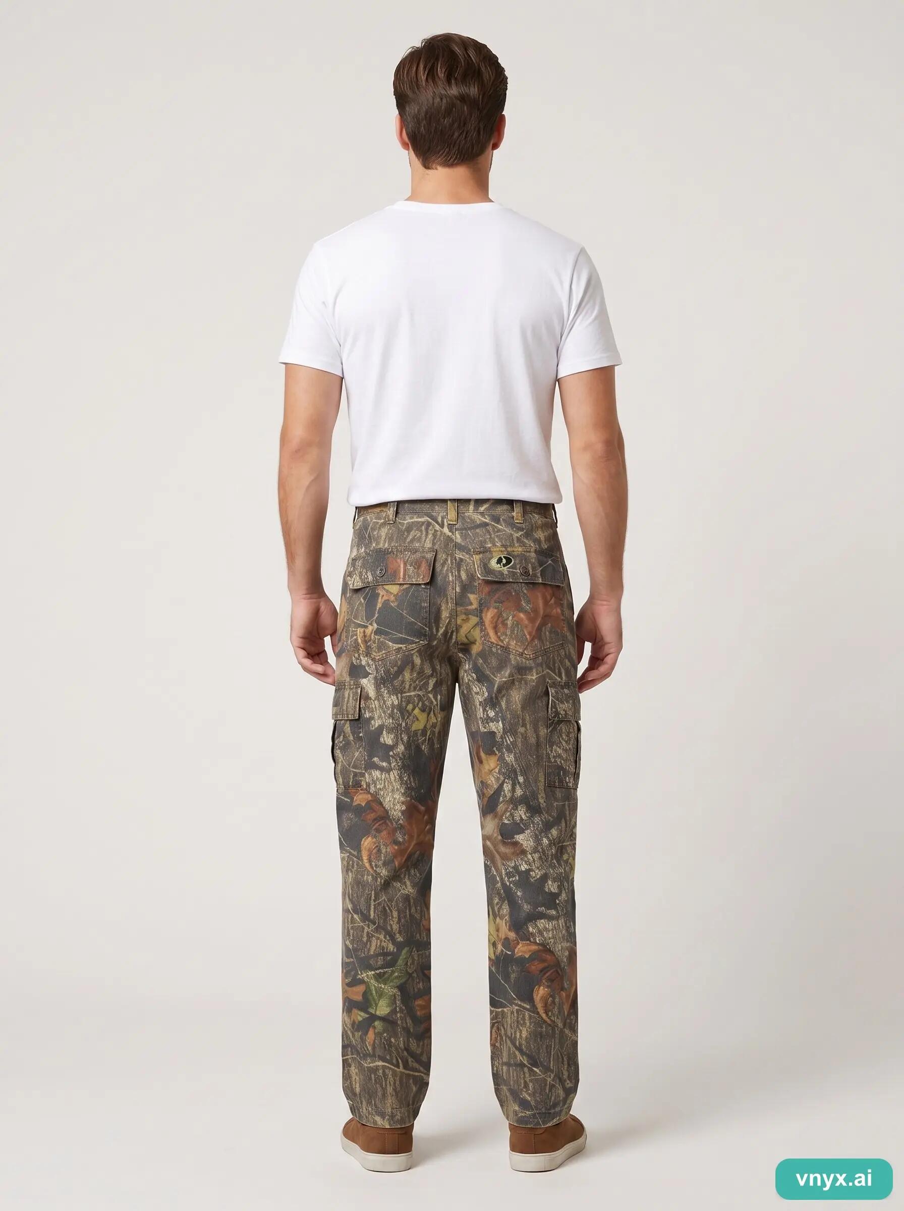 Second Life - Mossy Oak Camouflage Cargo Trousers Youth L 5/6