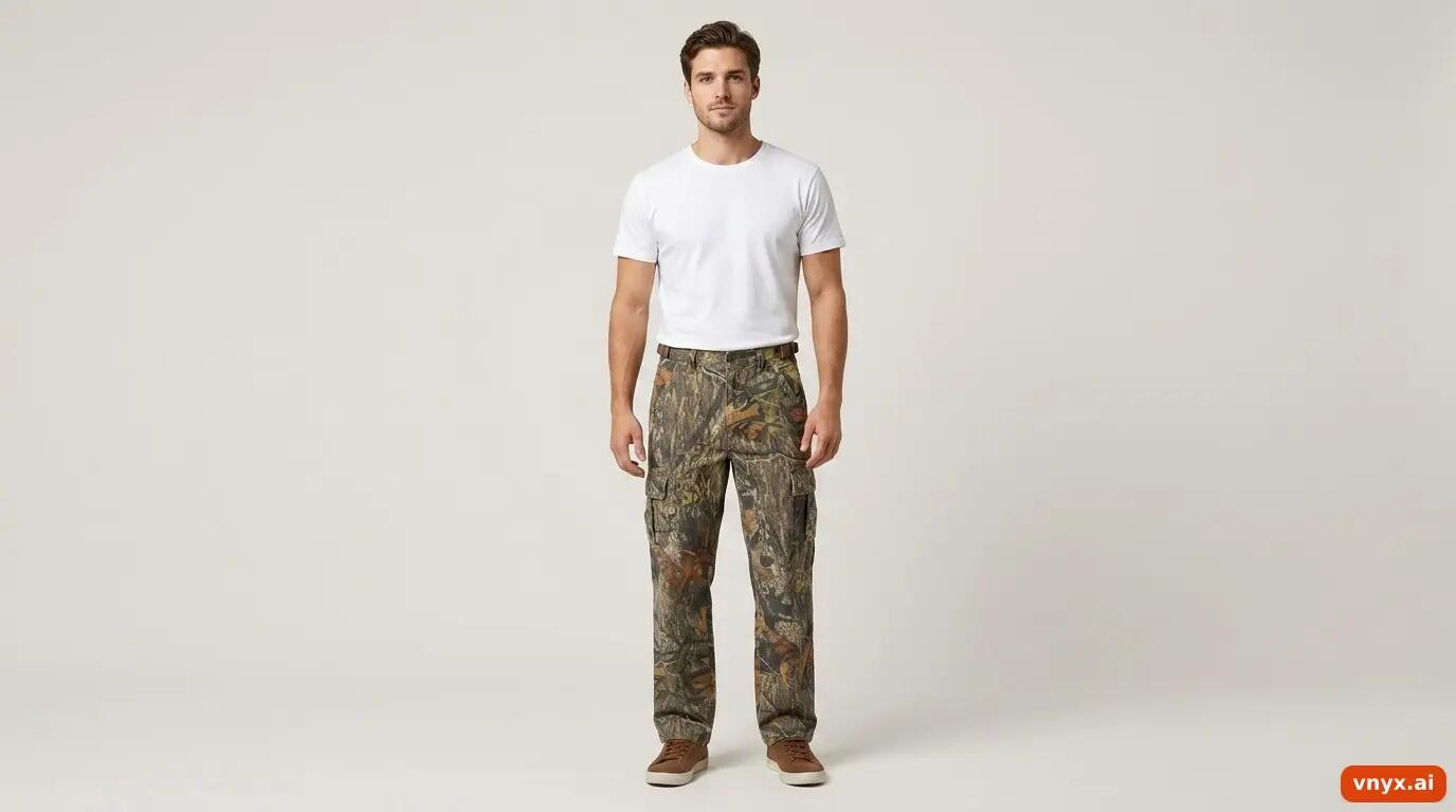 Second Life - Mossy Oak Camouflage Cargo Trousers Youth L 3/6