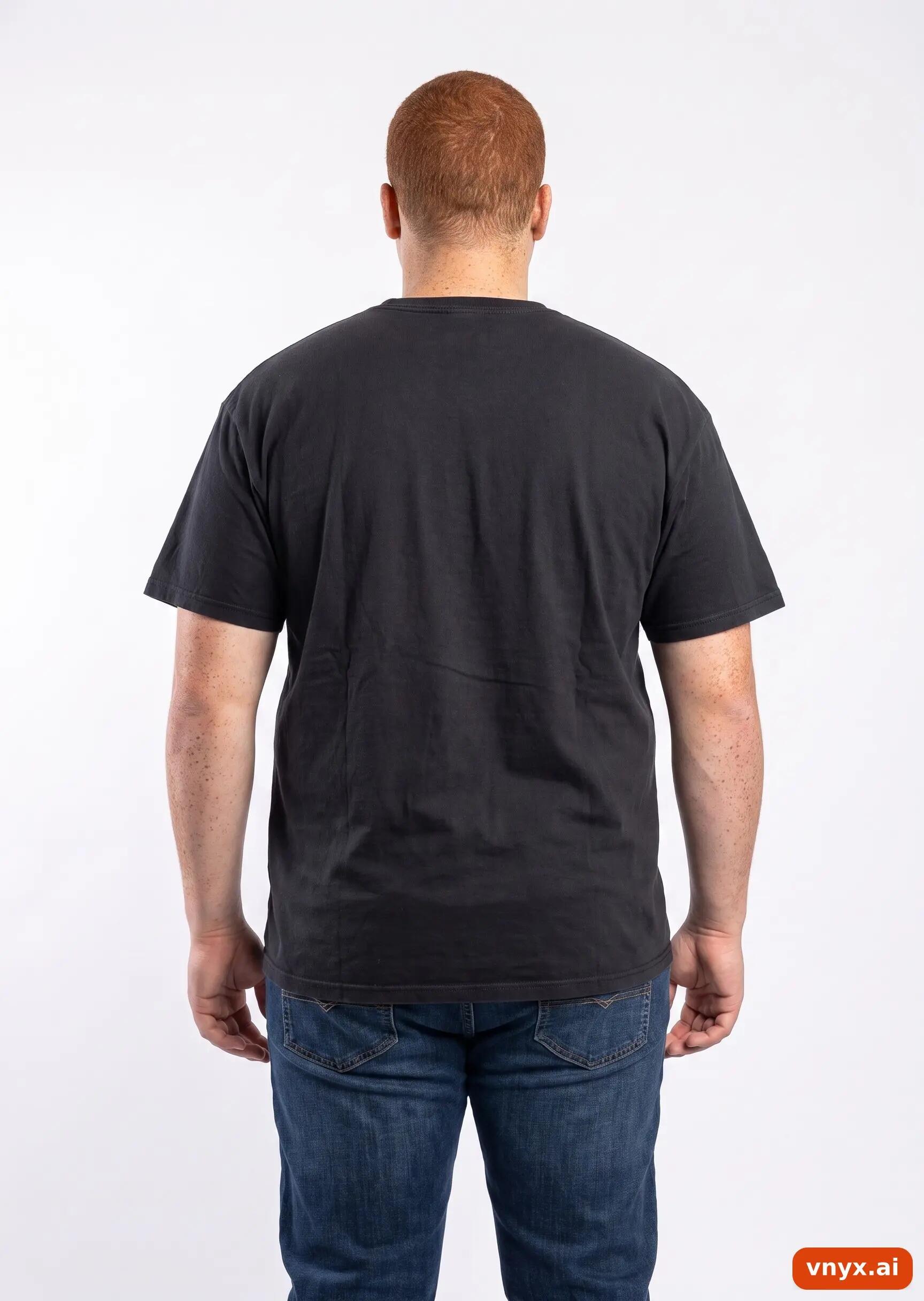 Second Life - Vintage Fruit of the Loom Jet Black T-Shirt Men XL 2/6