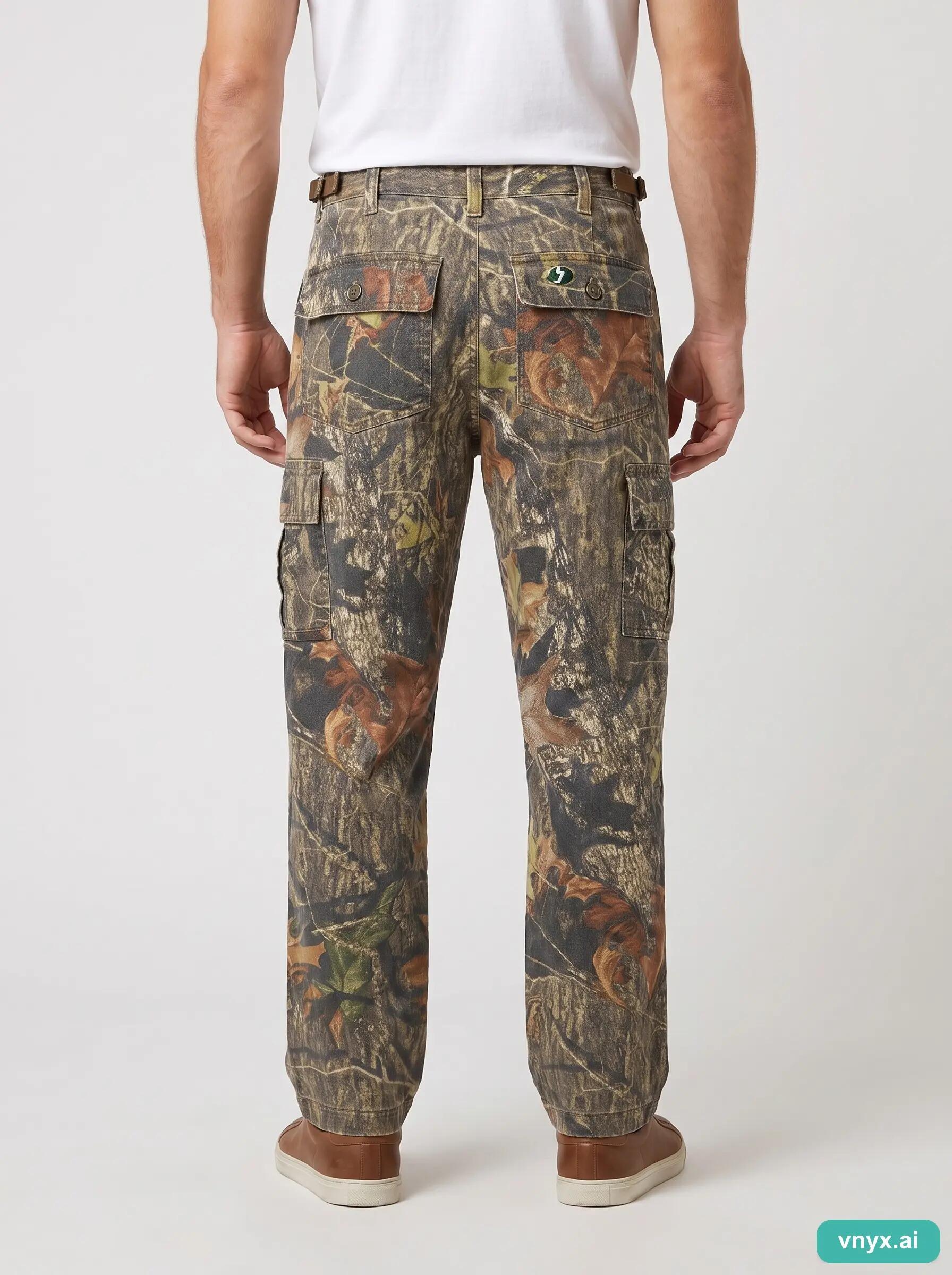 Second Life - Mossy Oak Camouflage Cargo Trousers Youth L 2/6