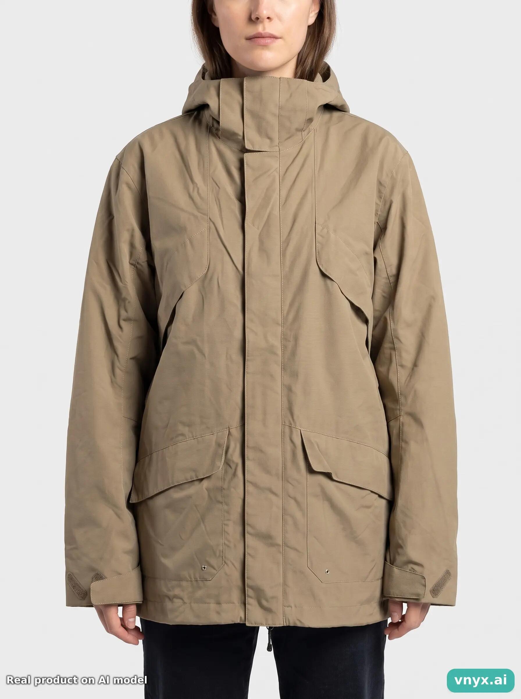 Second Life - Vintage Tenson Classic Beige Outdoor Jacket Women M 6/6