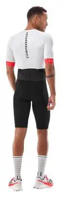 Fato de triatlo Compressport Stream Branco/Preto para homem 2/4