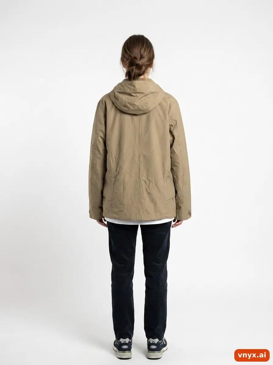 Second Life - Vintage Tenson Classic Beige Outdoor Jacket Women M 3/6