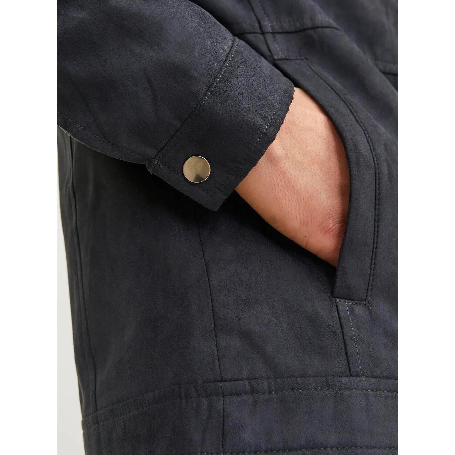 Casaco de couro de motocicleta Jack & Jones Dylan 6/7