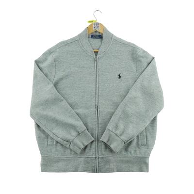 Tweedehands - herenvest double-knit track jacket - goede staat