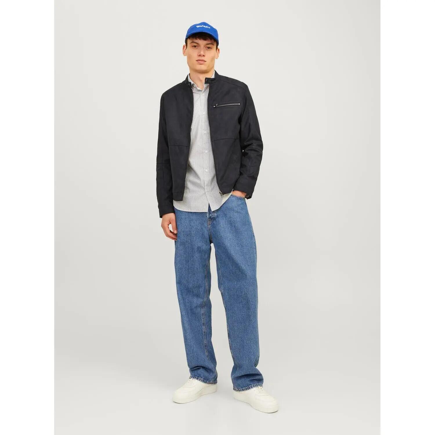 Casaco de couro de motocicleta Jack & Jones Dylan 3/7